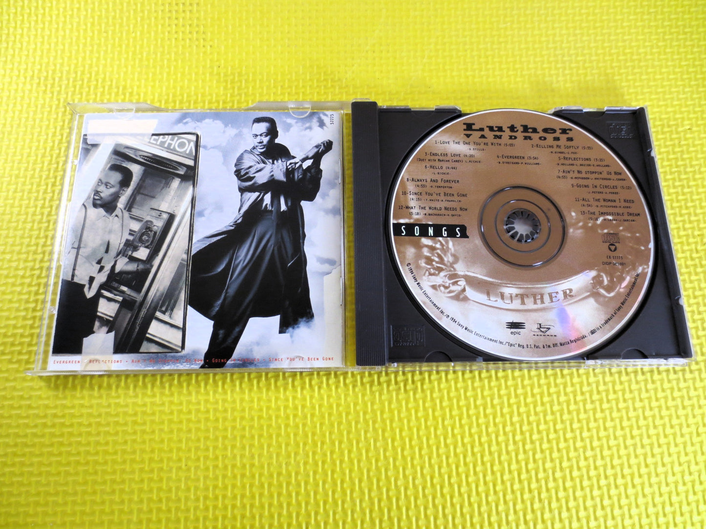 LUTHER VANDROSS, SONGS, Luther Vandross Cd, Luther Vandross Hits, Luther Vandross Song, Blues Cd, Jazz Music Cd , Vintage Cd's, 1994 Cds