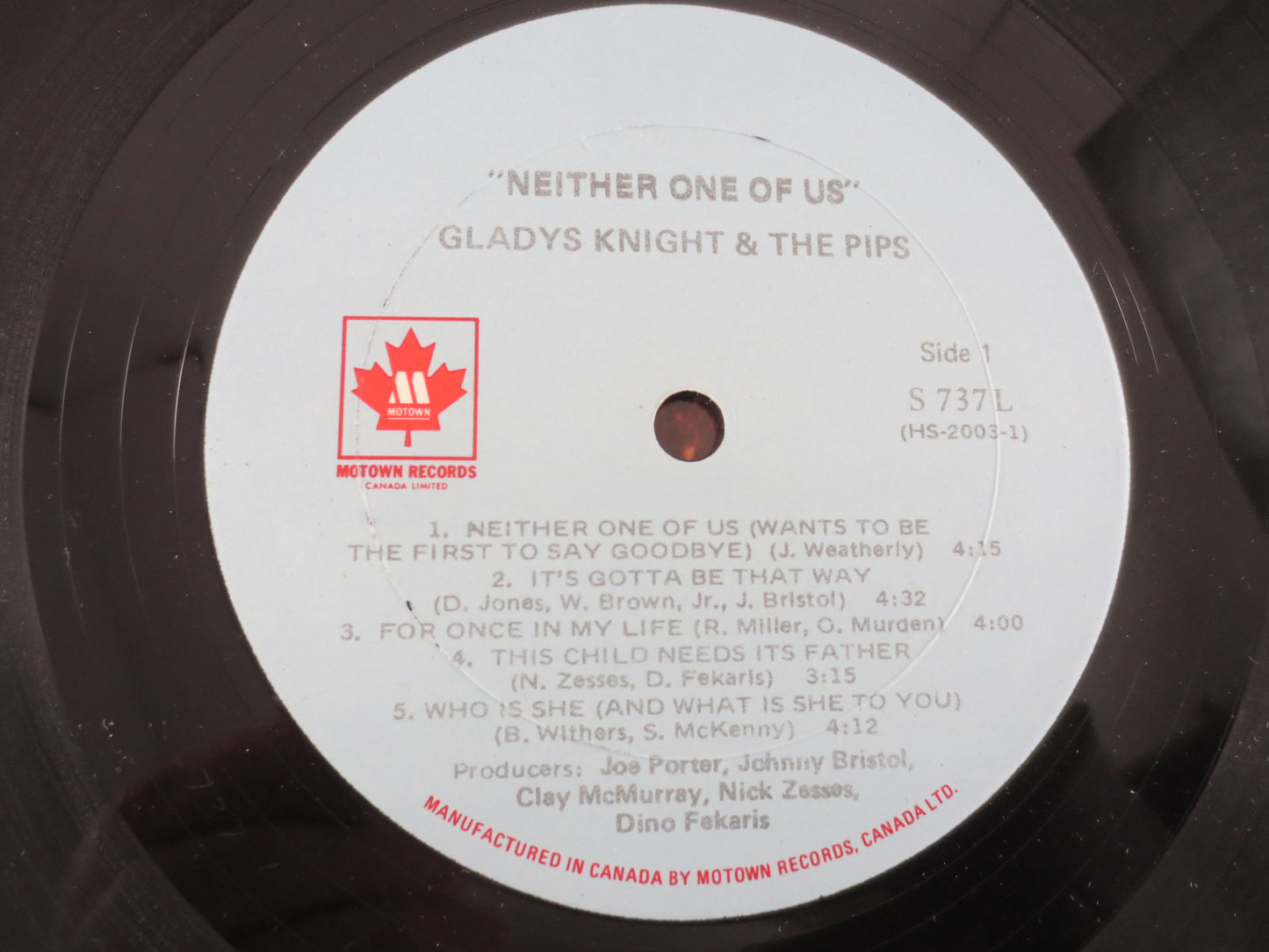 GLADYS KNIGHT, and the PIPS, Neither One of Us, Gladys Knight Album, Gladys Knight Record, Gladys Knight Hits, Motown Records, 1974 Records