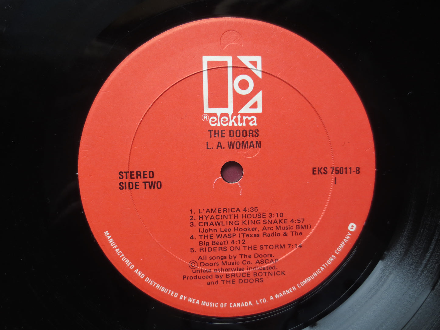The DOORS, L A WOMAN, The DOORS Album, The Doors Record, The Doors Lp, Rock Record, Rock Album, Rock Lp, Lps, 1980 Records