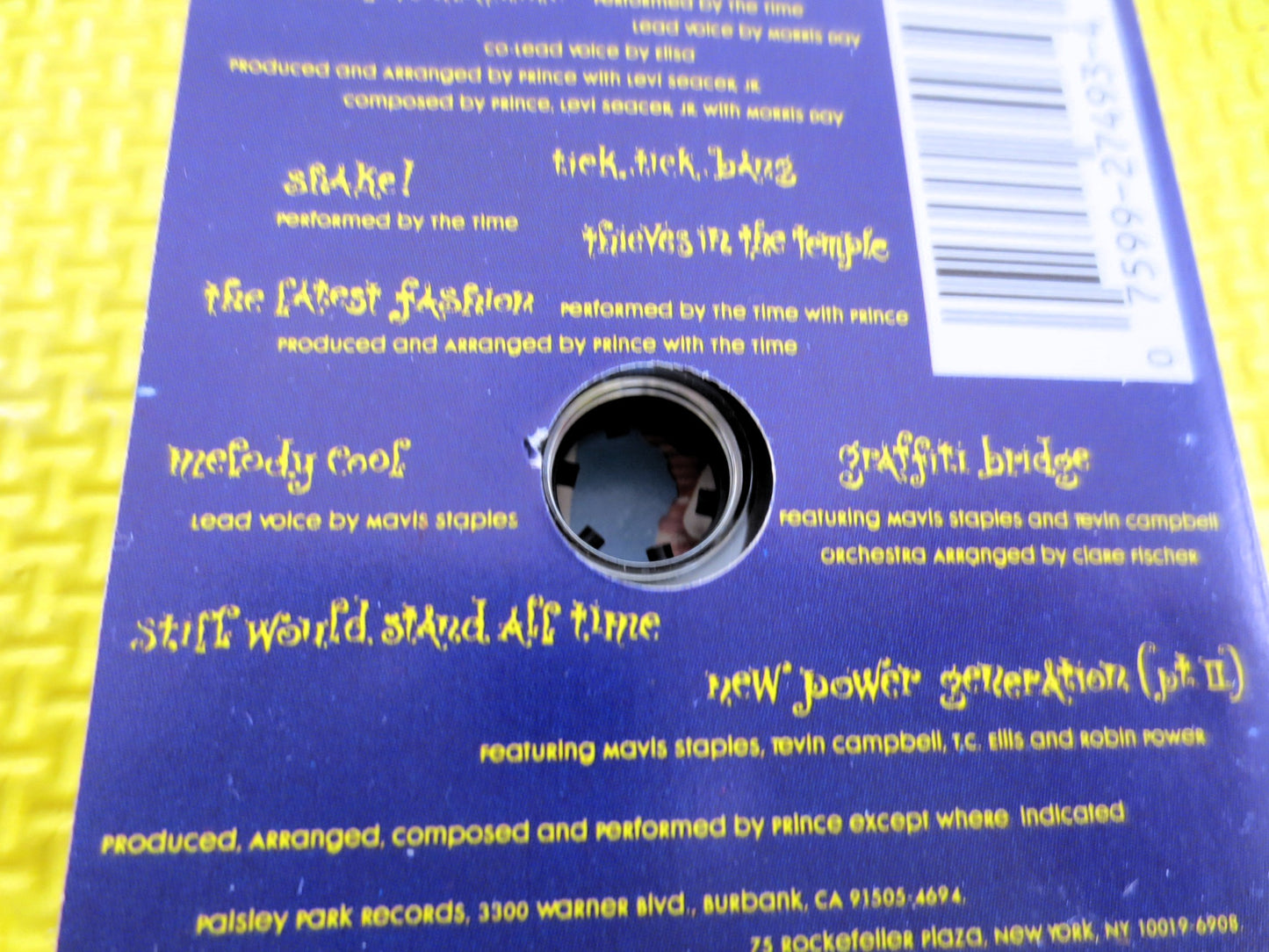 PRINCE, GRAFFITI BRIDE, Prince Tape, Prince Album, Tape Cassette, Prince Cassette, Prince Hits, Cassette Music, Cassette Tape, 1990 Cassette
