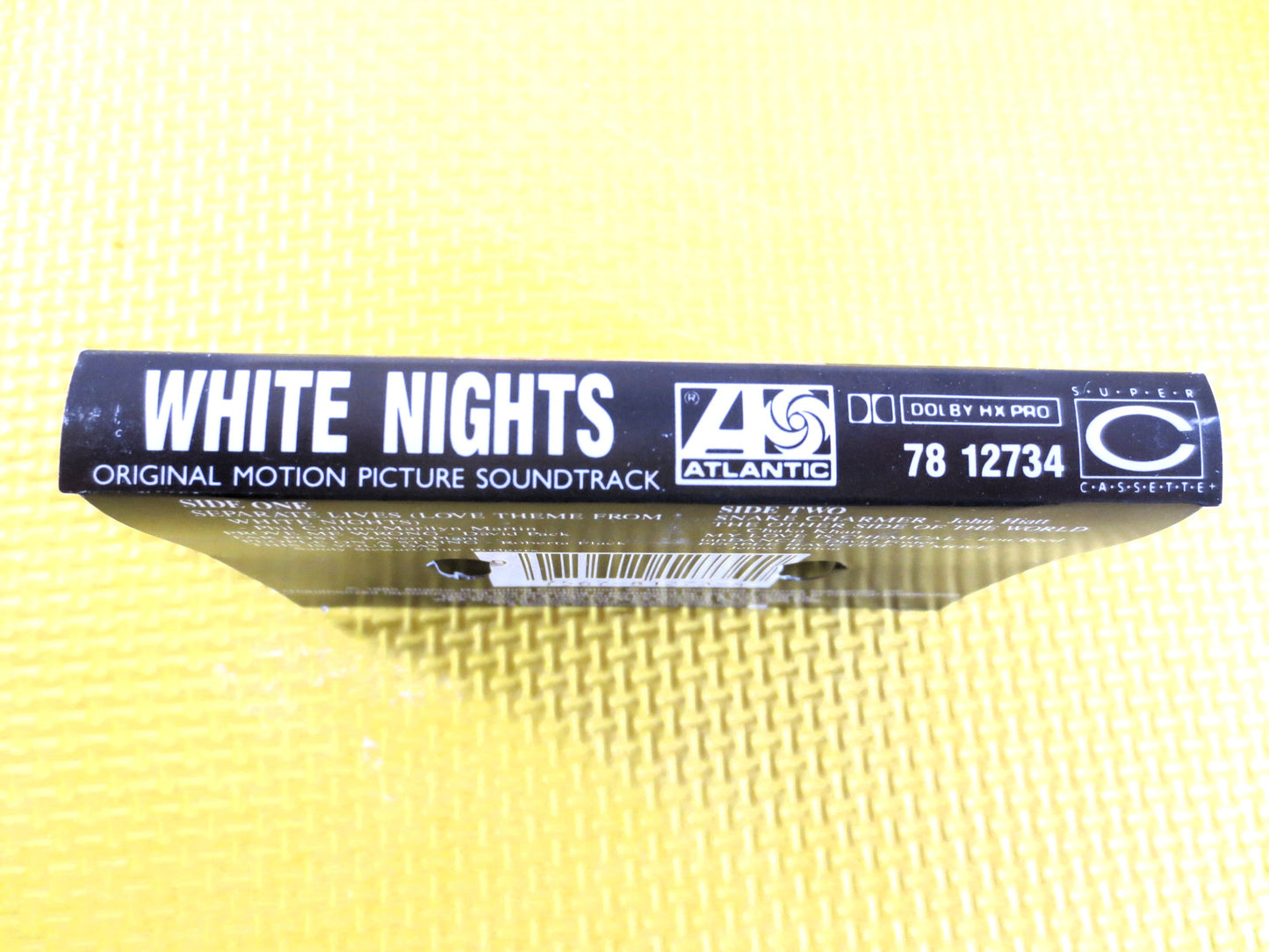 WHITE KNIGHTS, SOUNDTRACK Tape, White Knights Tape, White Knights Music, White Knights Songs, Tape Cassette, Cassette Tapes, 1985 Cassette
