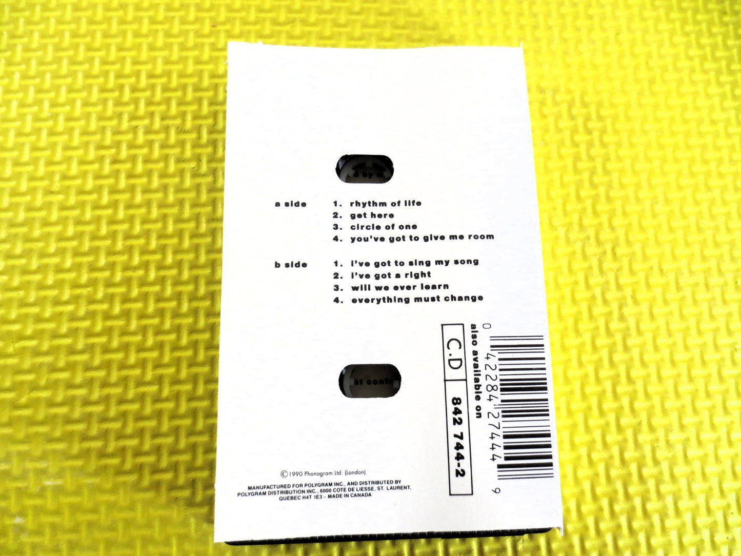 OLETA ADAMS, CIRCLE of One, Oleta Adams Tape, Oleta Adams Album, Oleta Adams Music, Tape Cassette, Jazz Tape, 1990 Cassette
