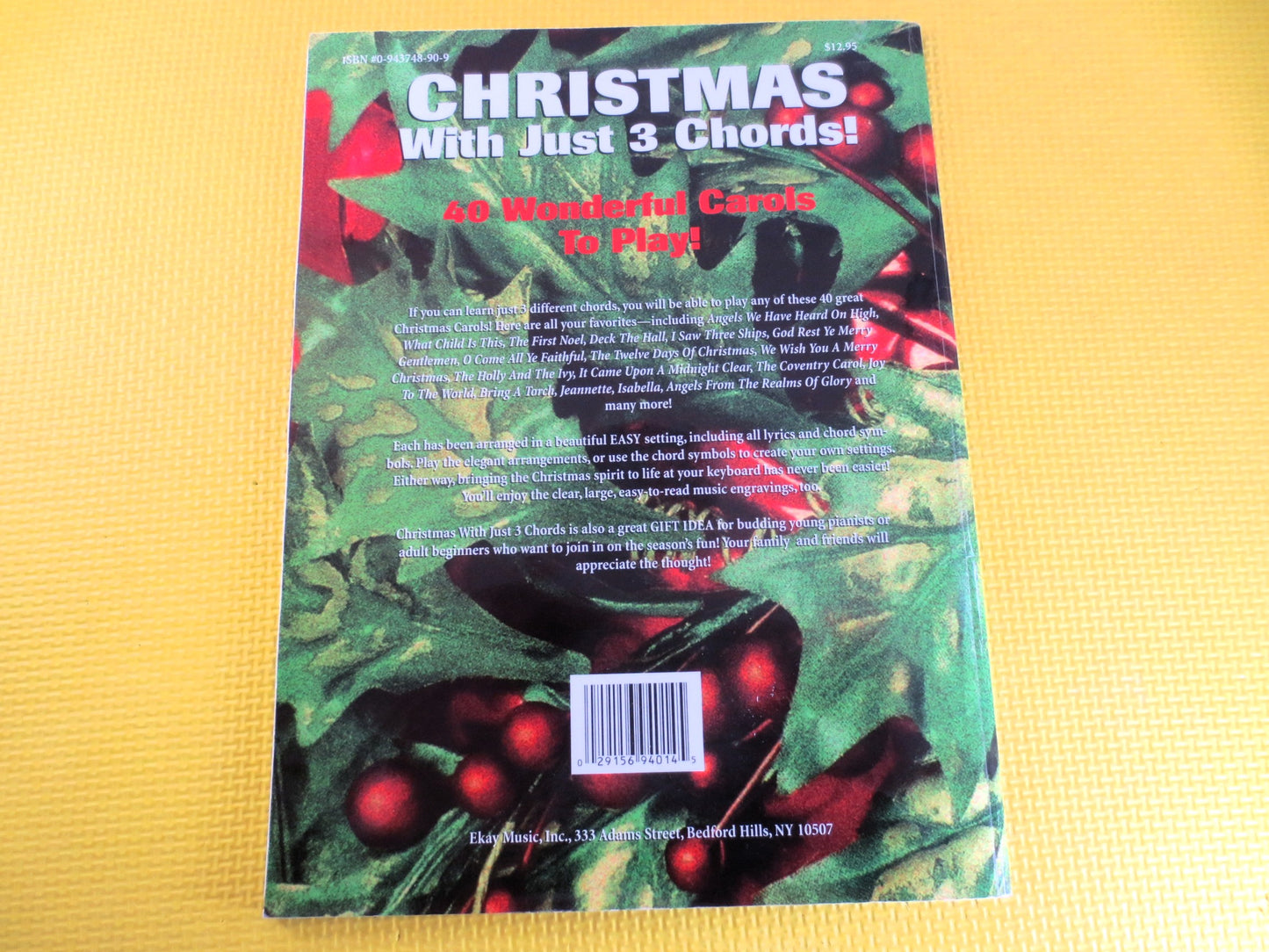 Vintage Books, CHRISTMAS with 3 CHORDS, Sheet Music, Music Books, Christmas Books, Christmas Music, Christmas Songs, Guitar Music Book