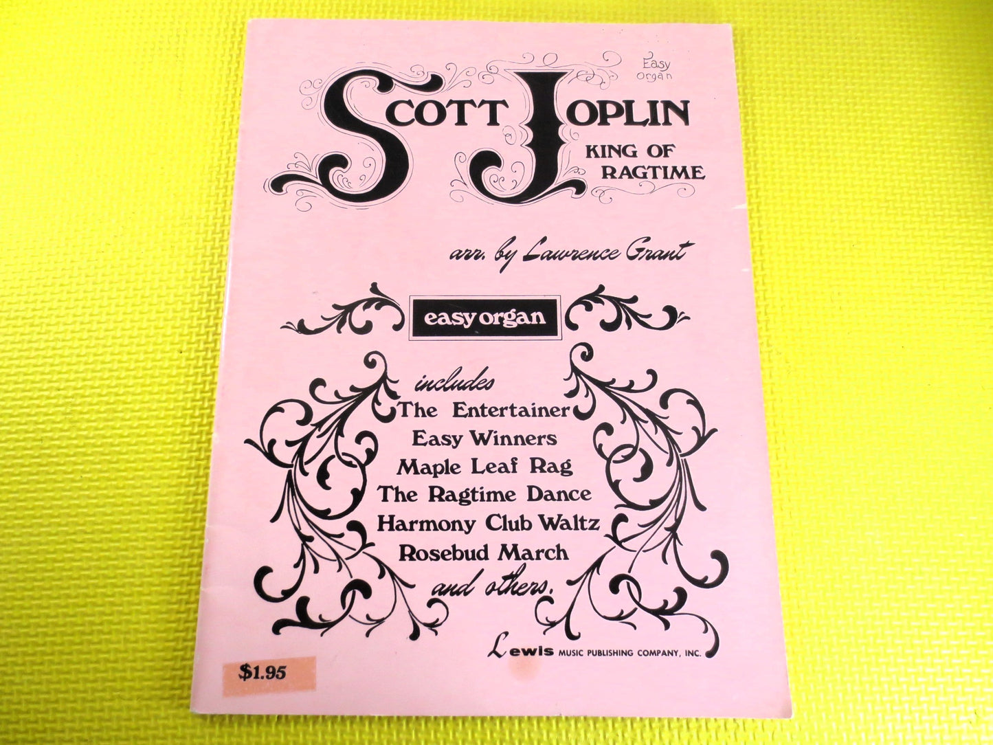SHEET Music Book, SCOTT JOPLIN, Sheet Music, Ragtime Music Book, Music Books, Classic Song Book, Books, Music Songbook, Tin Pan Alley Song