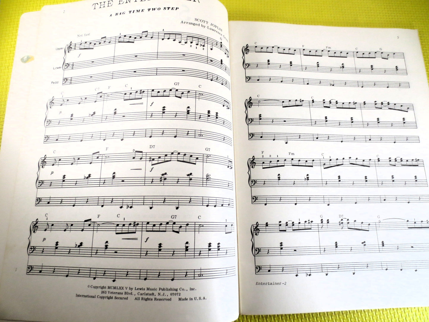 SHEET Music Book, SCOTT JOPLIN, Sheet Music, Ragtime Music Book, Music Books, Classic Song Book, Books, Music Songbook, Tin Pan Alley Song