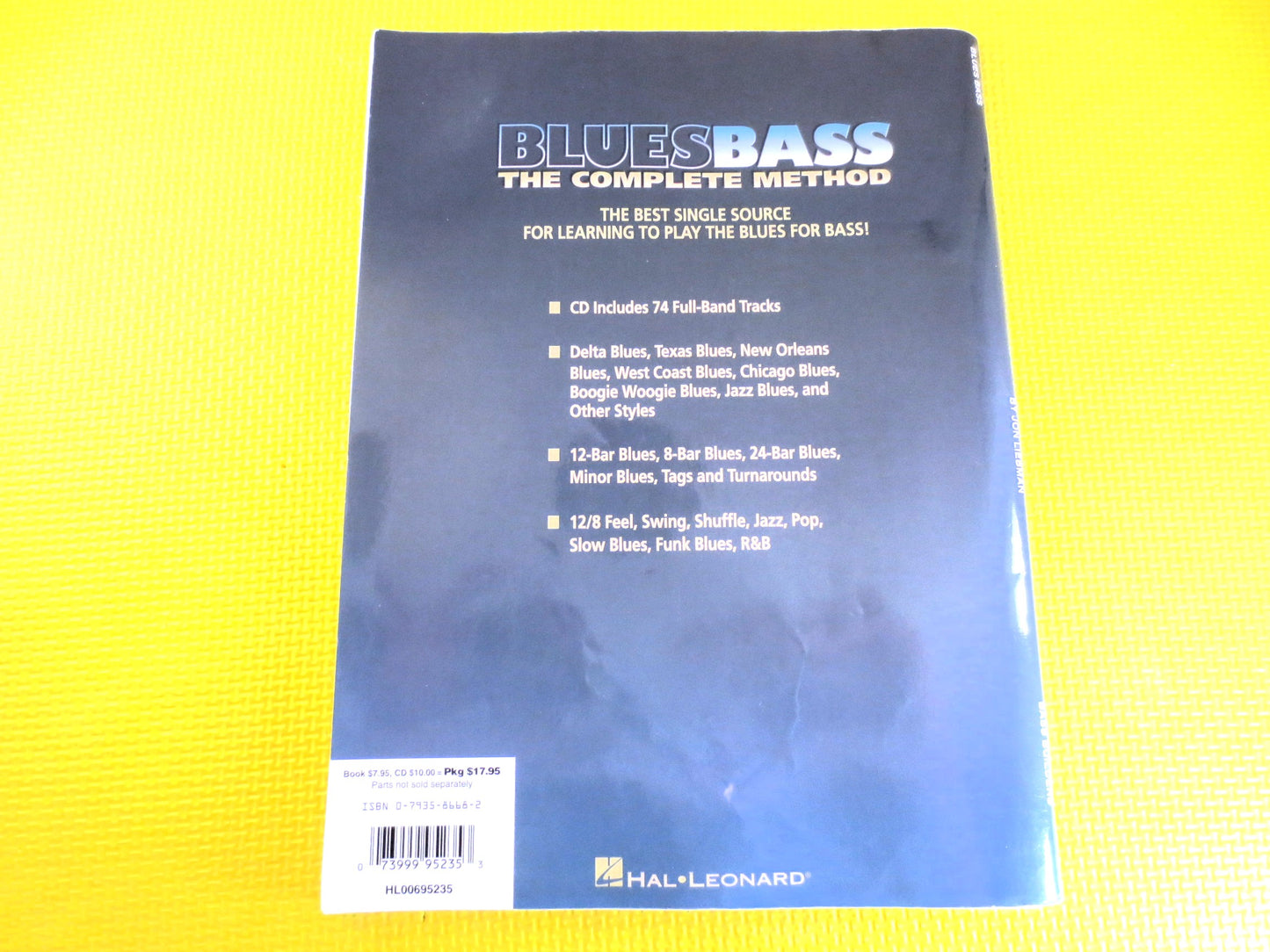 SHEET Music Book, BLUES BASS, Method, Sheet Music, Music Books, Bass Book, Bass Music Books, Music Songbook, Vintage Music Book, Songbook