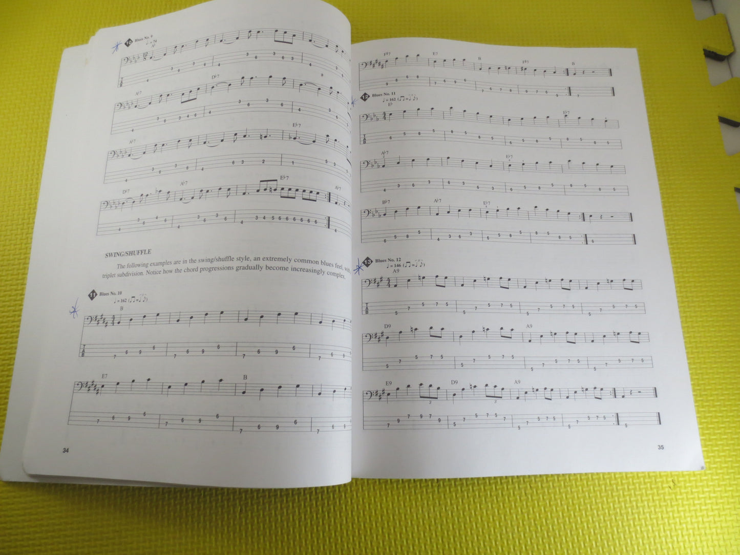 SHEET Music Book, BLUES BASS, Method, Sheet Music, Music Books, Bass Book, Bass Music Books, Music Songbook, Vintage Music Book, Songbook