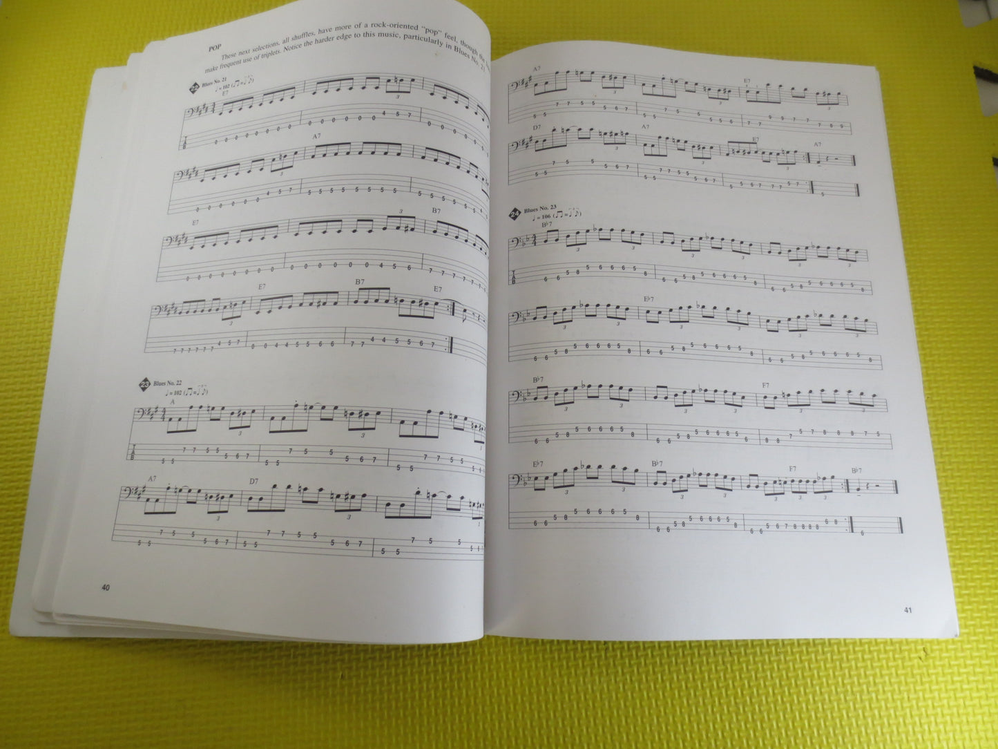 SHEET Music Book, BLUES BASS, Method, Sheet Music, Music Books, Bass Book, Bass Music Books, Music Songbook, Vintage Music Book, Songbook