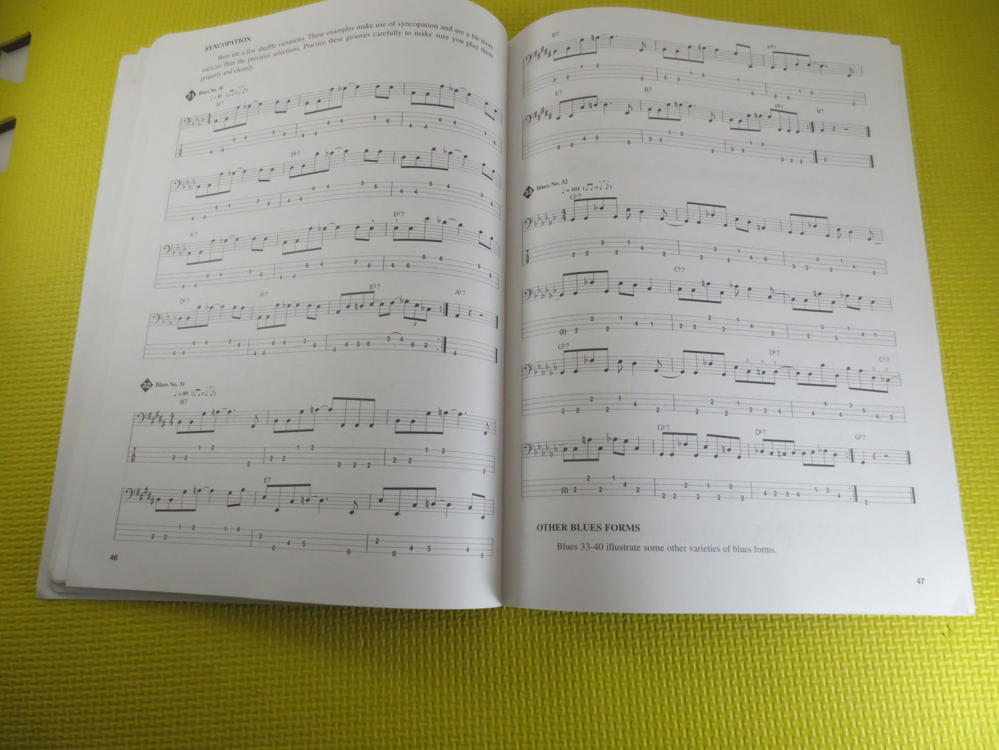 SHEET Music Book, BLUES BASS, Method, Sheet Music, Music Books, Bass Book, Bass Music Books, Music Songbook, Vintage Music Book, Songbook