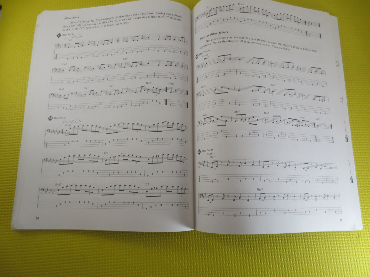 SHEET Music Book, BLUES BASS, Method, Sheet Music, Music Books, Bass Book, Bass Music Books, Music Songbook, Vintage Music Book, Songbook