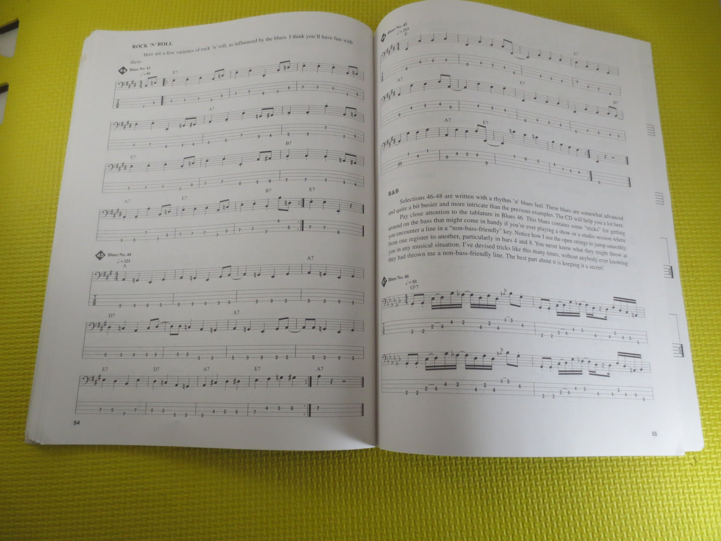SHEET Music Book, BLUES BASS, Method, Sheet Music, Music Books, Bass Book, Bass Music Books, Music Songbook, Vintage Music Book, Songbook