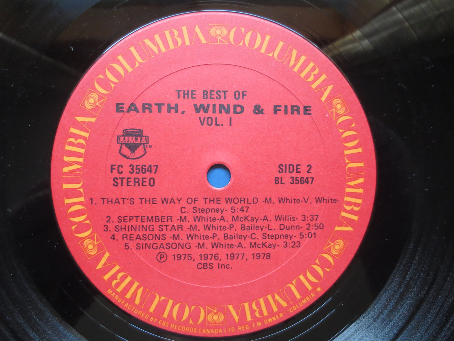 EARTH WIND and FIRE, Best of Record, Vintage Vinyl, Record Vinyl, Records, Vinyl Records, Soul Records, Vinyl, 1978 Records