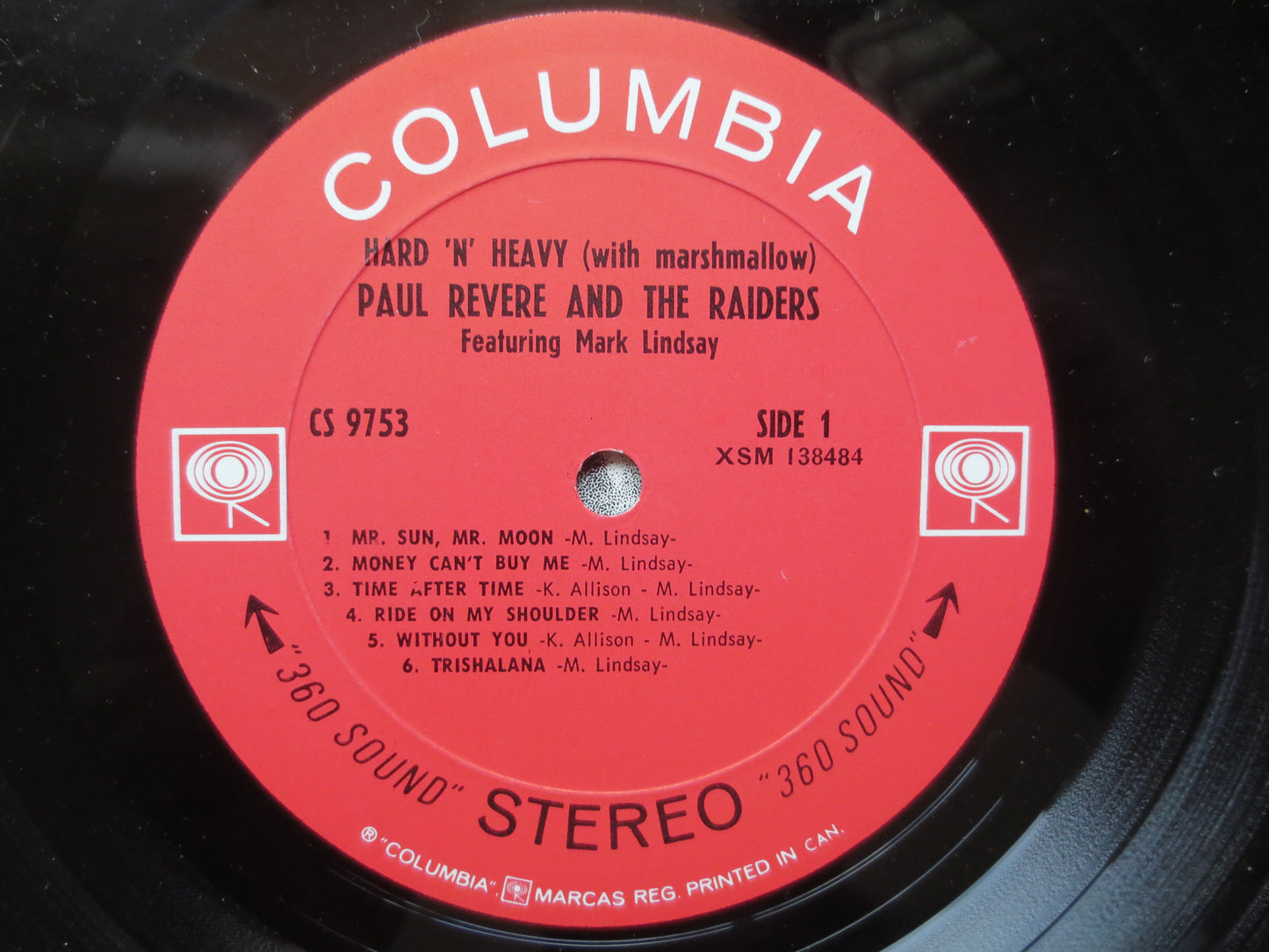 PAUL REVERE, and the RAIDERS, Mark Lindsay, Hard and Heavy, Paul Revere Record, Paul Revere Album, Rock Album, 1969 Records