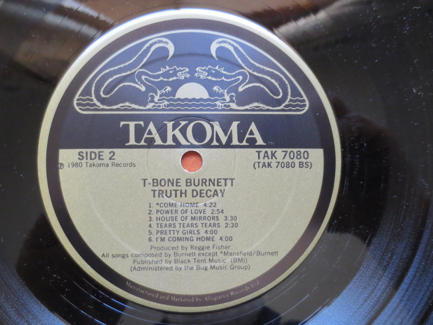 Vintage Records, T-BONE BURNETT, TRUTH Decay, T-Bone Burnett Record, T-Bone Burnett Album, T-Bone Burnett Lp, Rock Record, Lps, 1980 Records