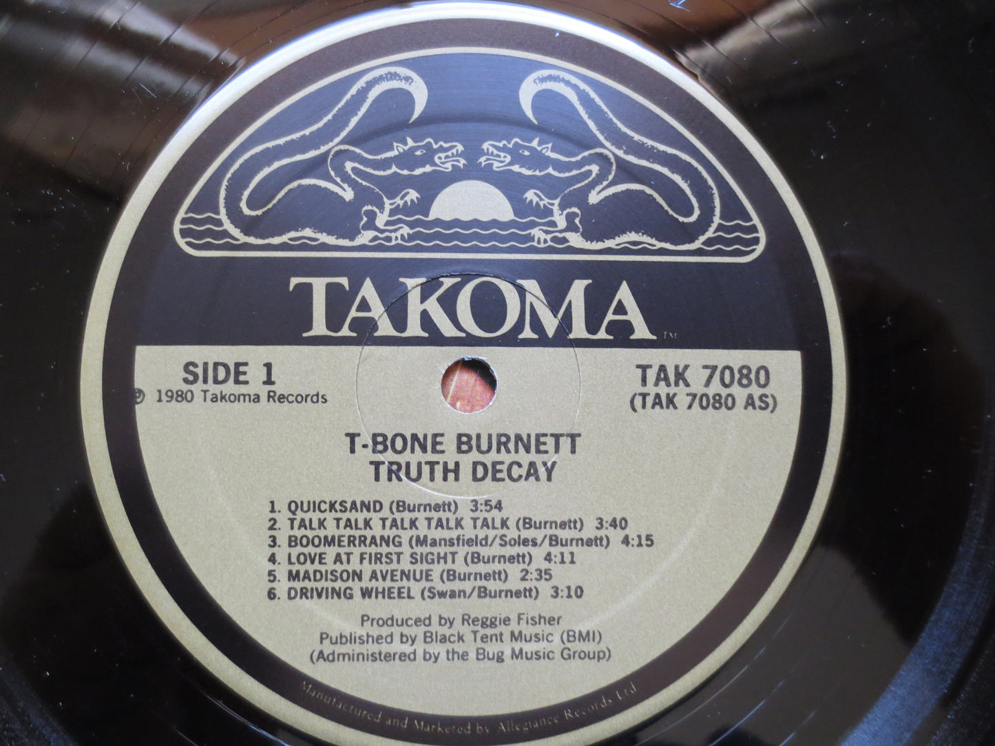 Vintage Records, T-BONE BURNETT, TRUTH Decay, T-Bone Burnett Record, T-Bone Burnett Album, T-Bone Burnett Lp, Rock Record, Lps, 1980 Records