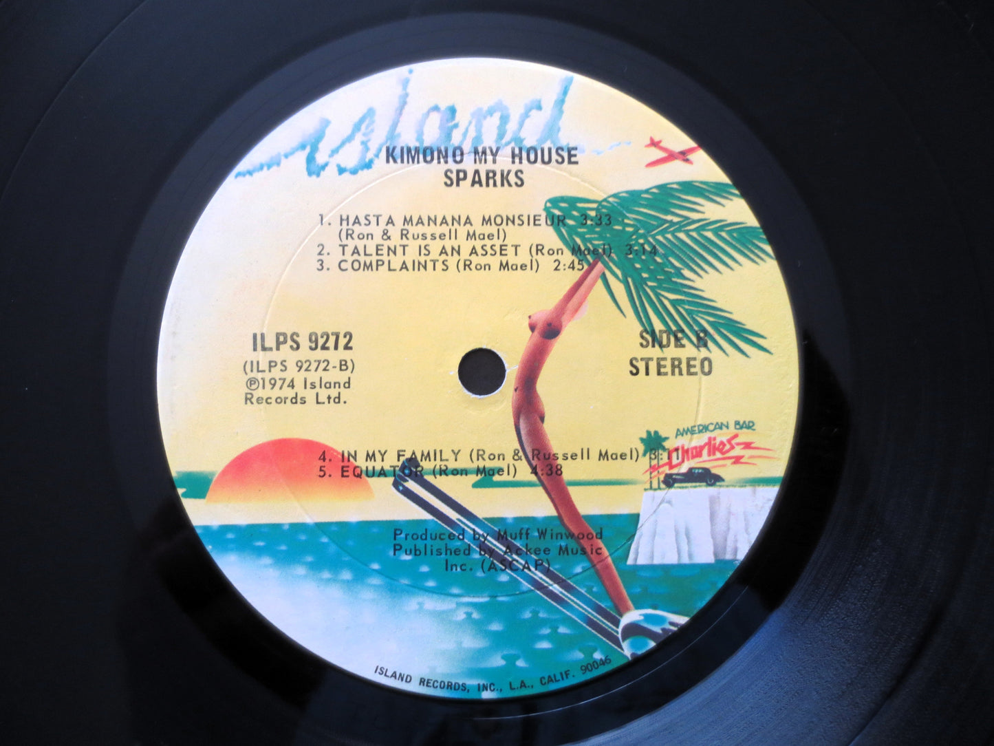 SPARKS - KIMONO My HOUSE - Original 1974 Record, Sparks Records