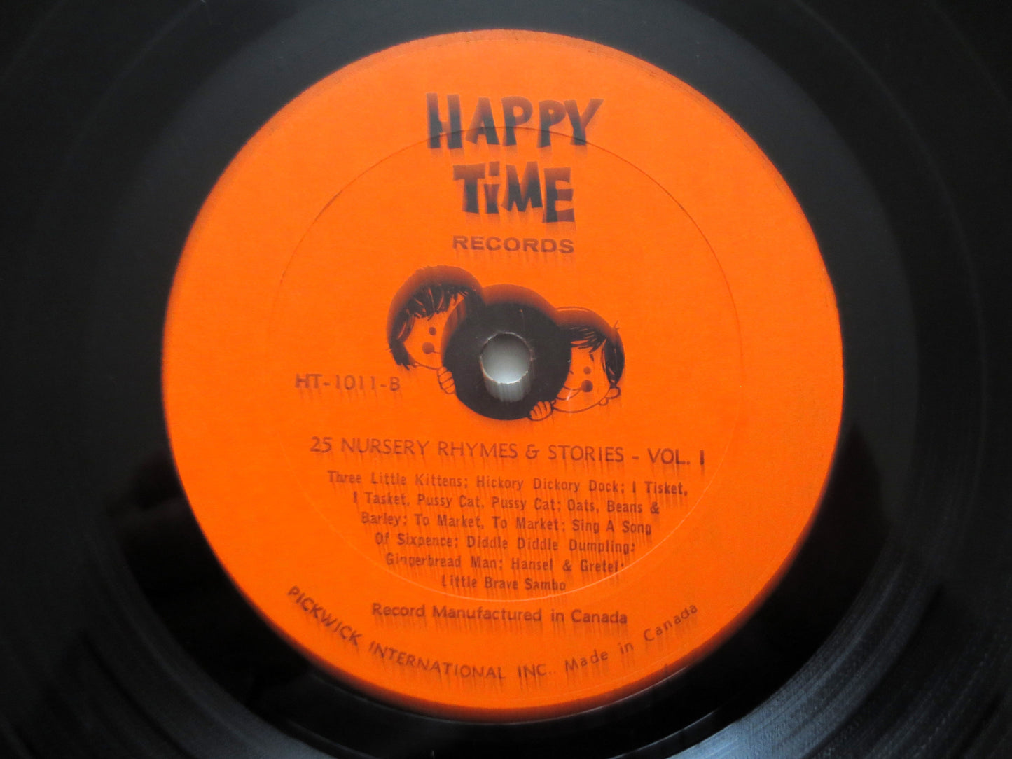 25 NURSERY RHYMES, Childrens Record, Kids Album, 1967 Records