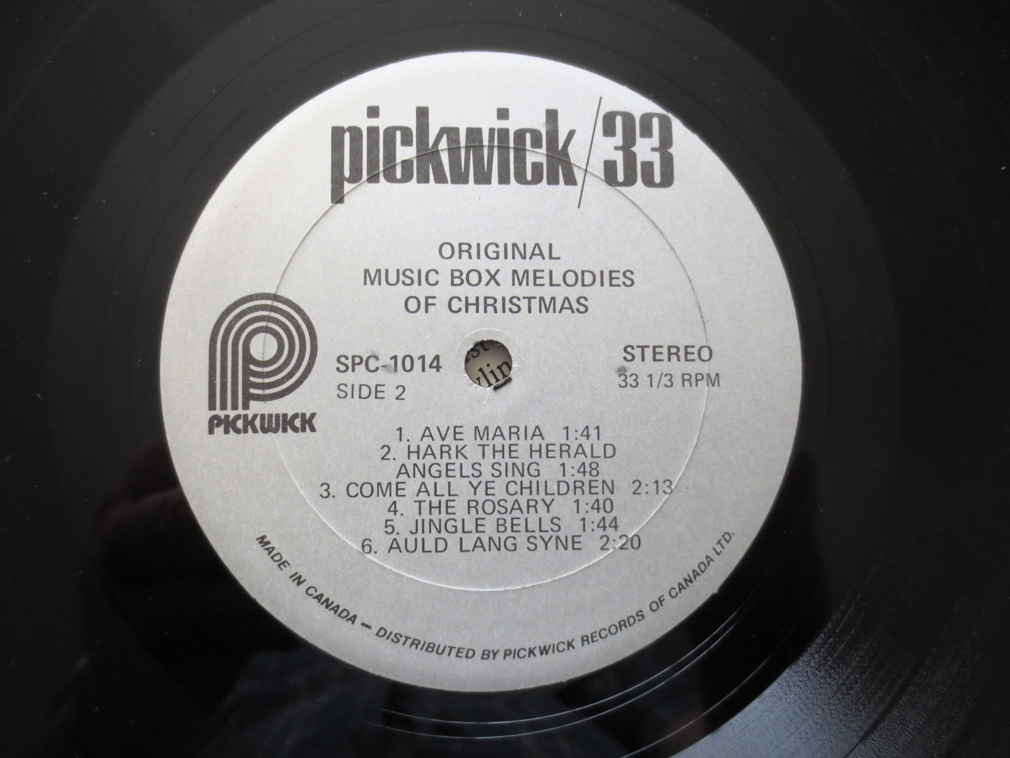 MUSIC BOX CHRISTMAS Melodies, Christmas Songs, 1967 Recording