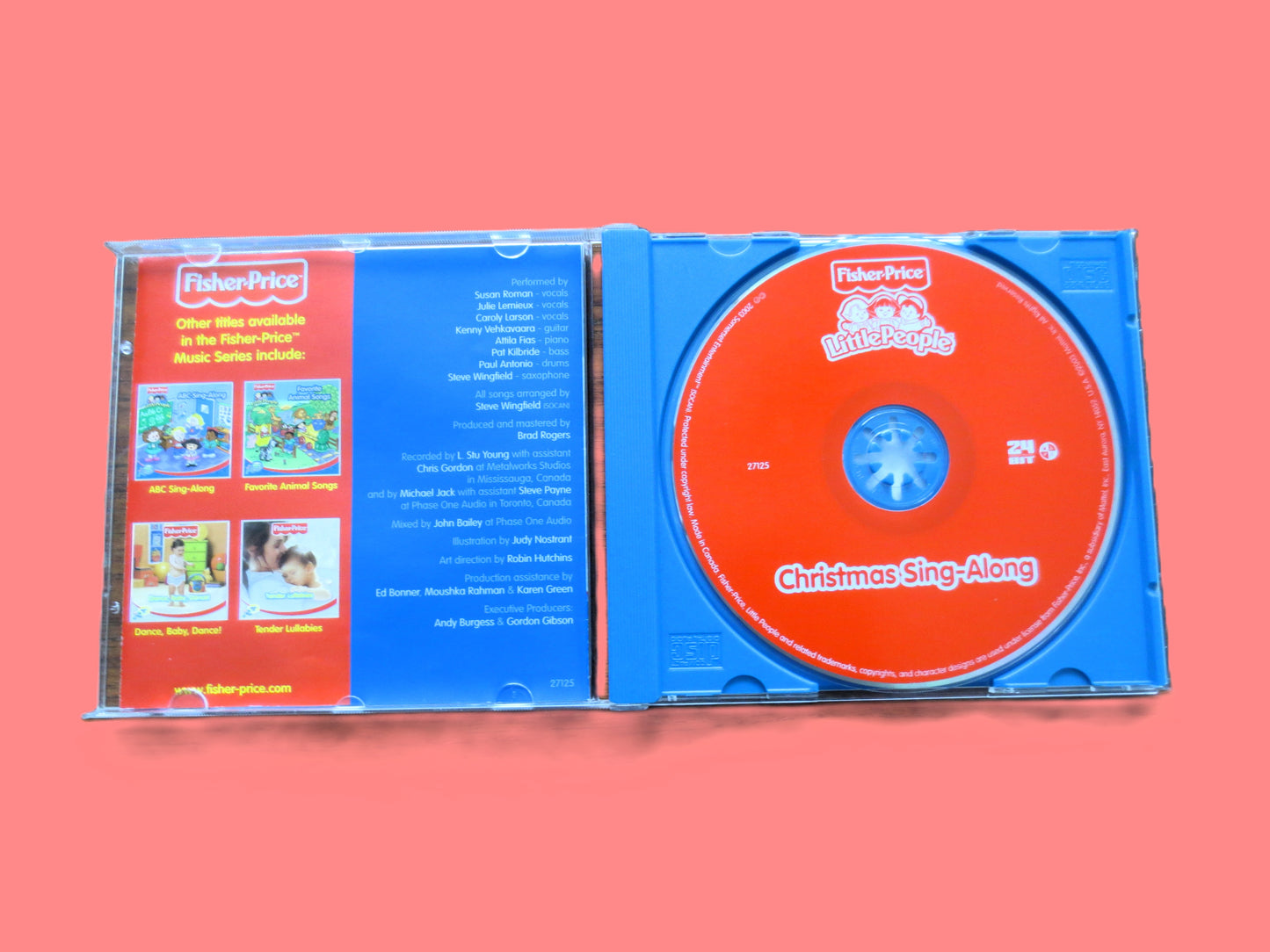 Fisher-Price Little People Christmas Sing-Along CD, Vintage Cd