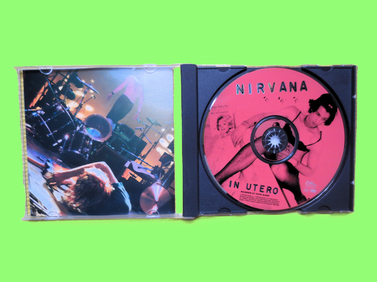 NIRVANA, In UTERO, GRUNGE Rock, 1996 Compact Disc, Vintage Cd
