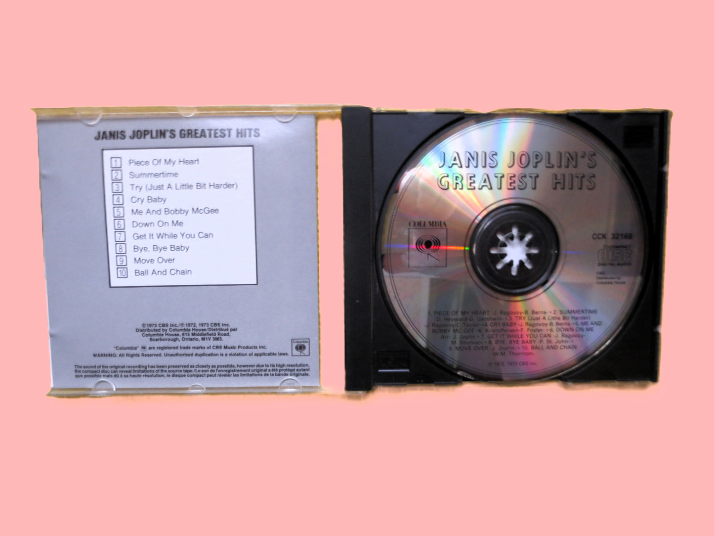 JANIS JOPLIN, GREATEST Hits, Rock, Compact Disc