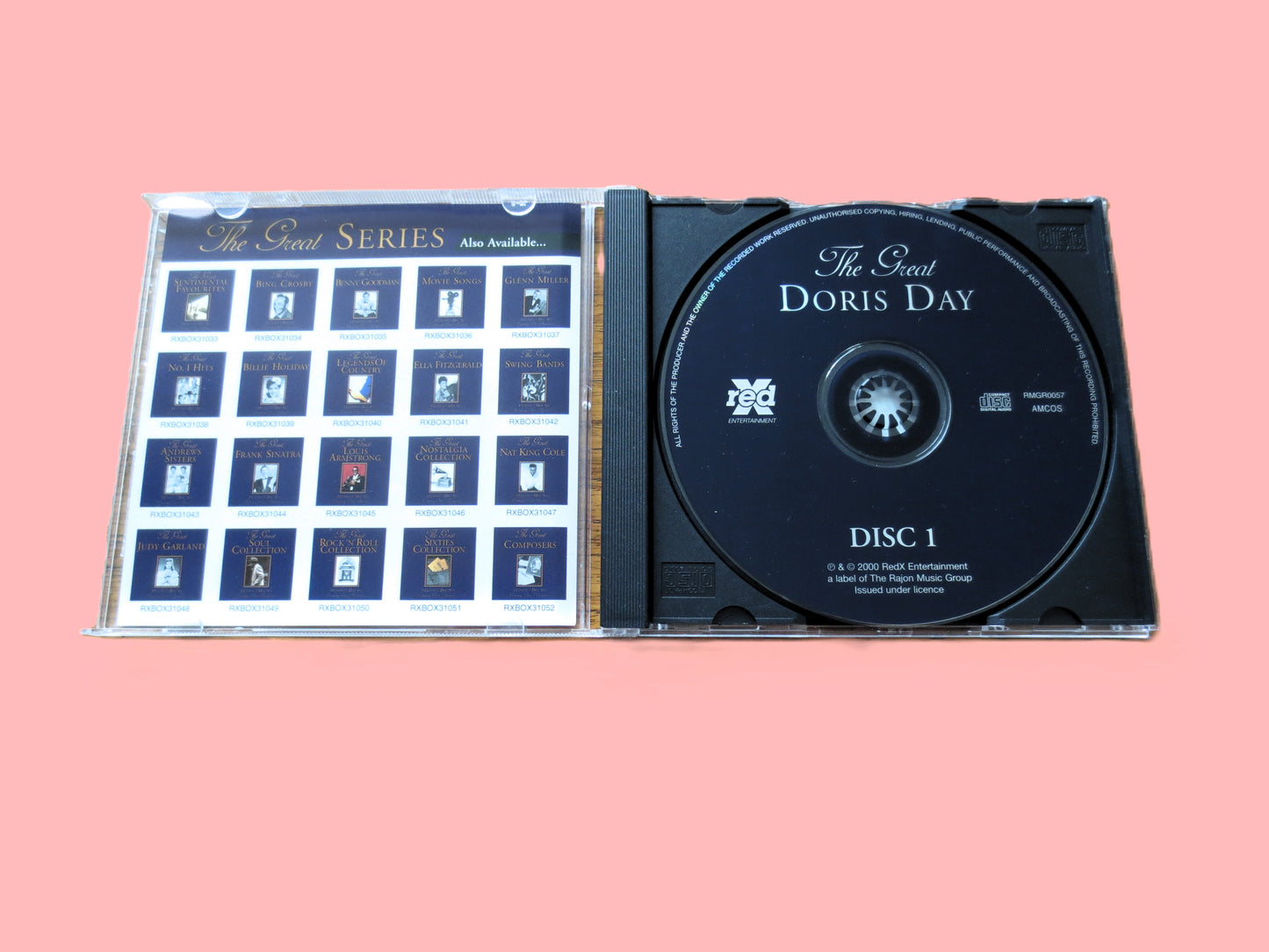 DORIS DAY, HIT Songs, Jazz Music, Disc 1, 2000 Compact Disc, Vintage Cd