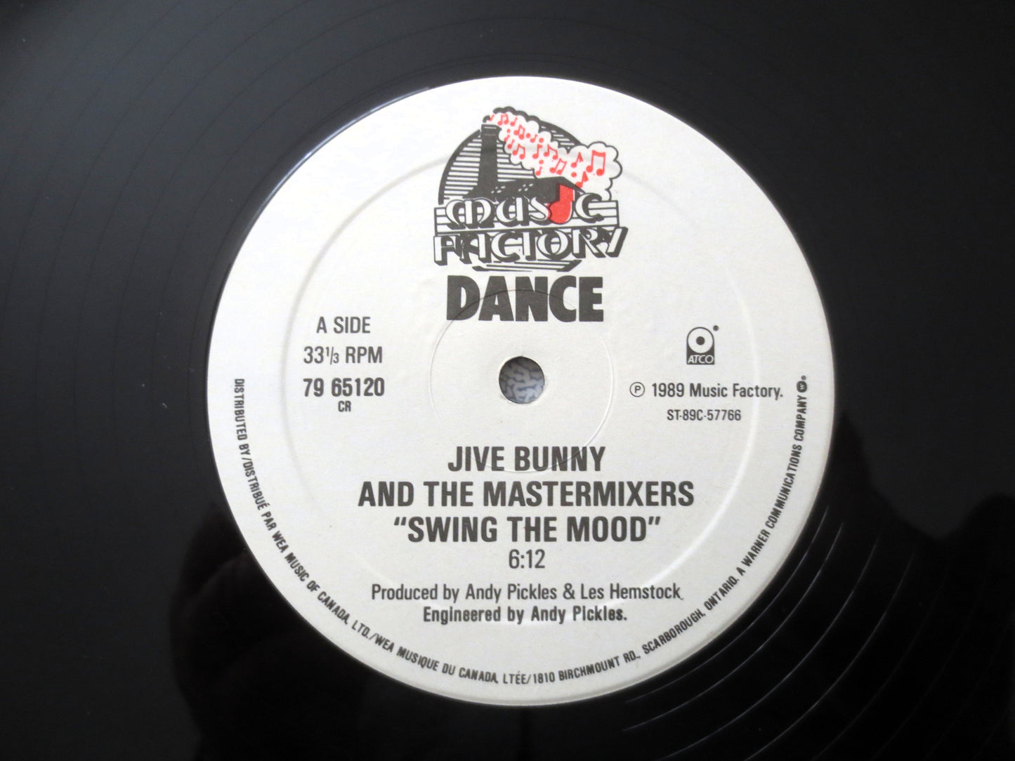 Jive Bunny and the Mastermixers Vinyl LP - 1989 Pop Album