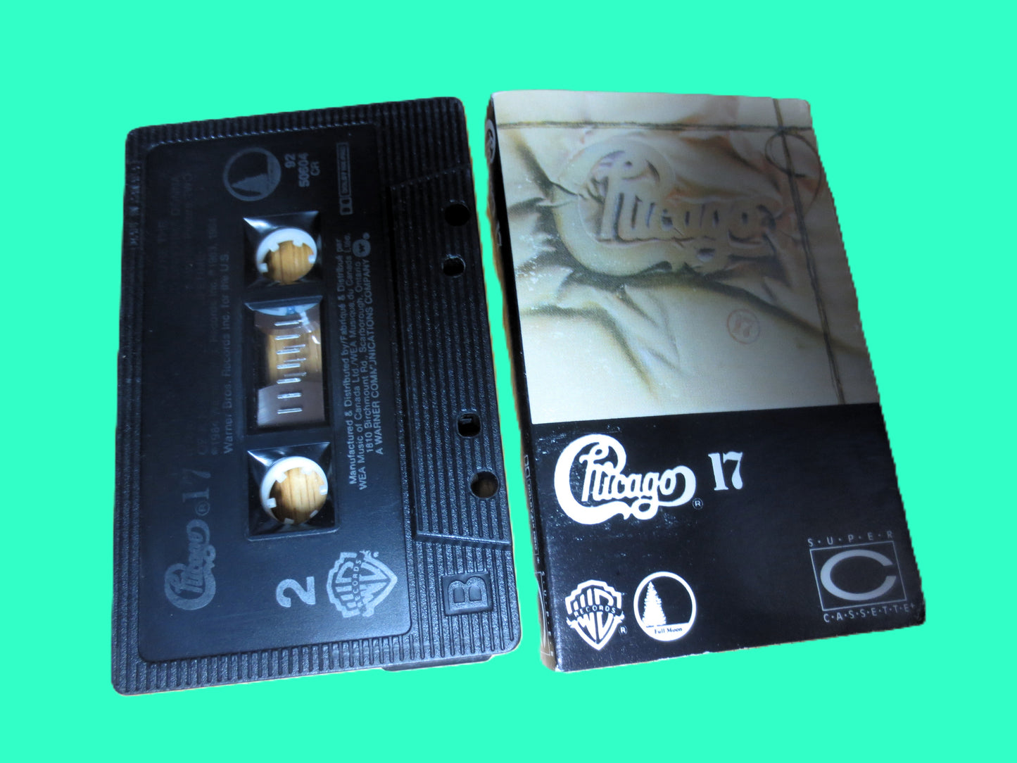 CHICAGO 17, 1984 Cassette Tape, Vintage Cassette