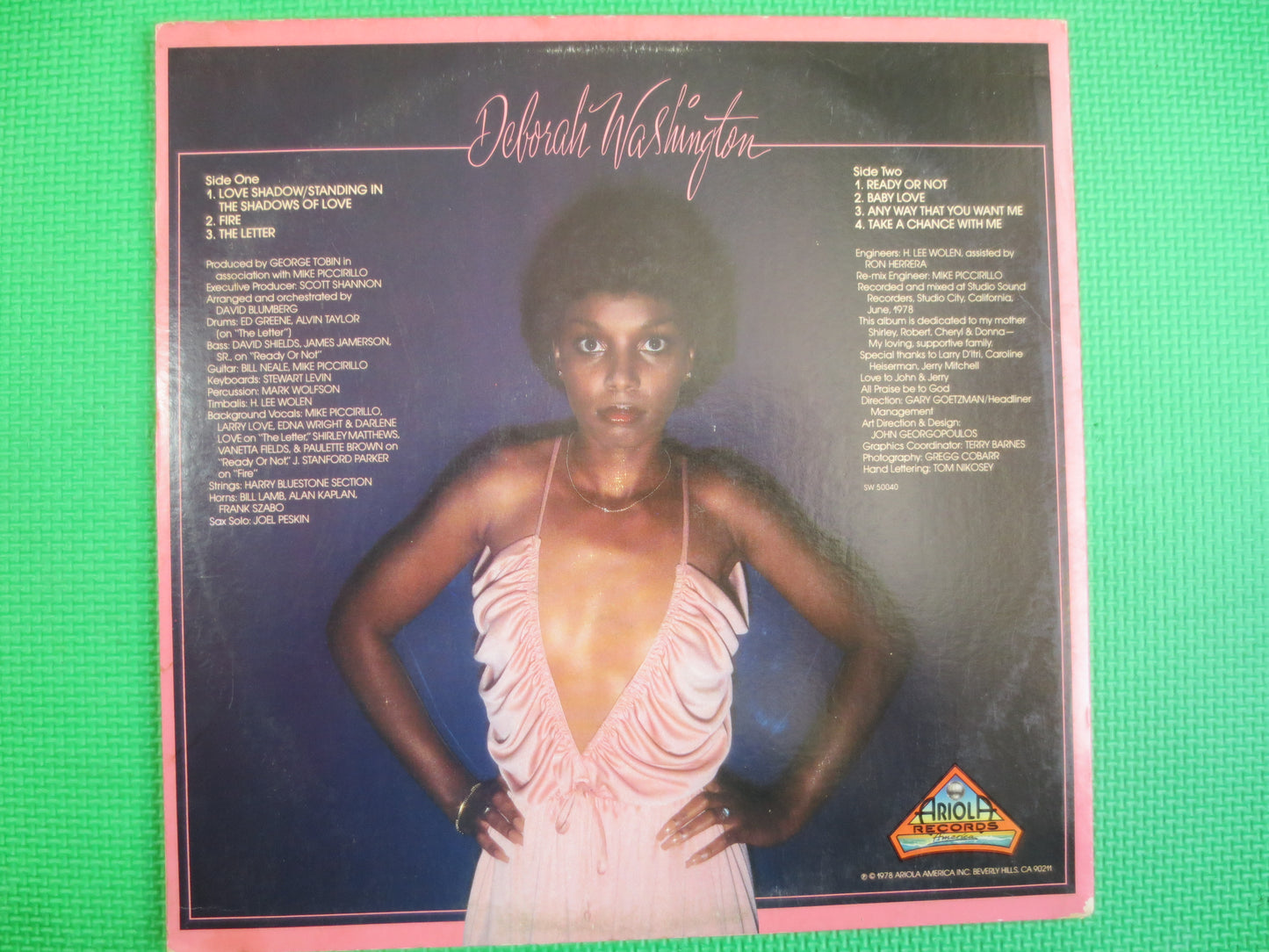 DEBORAH WASHINGTON, Any Way You WANT It, Disco Record, Disco Album, Disco Music Record, Dance Music Album, Vintage Records, 1978 Records