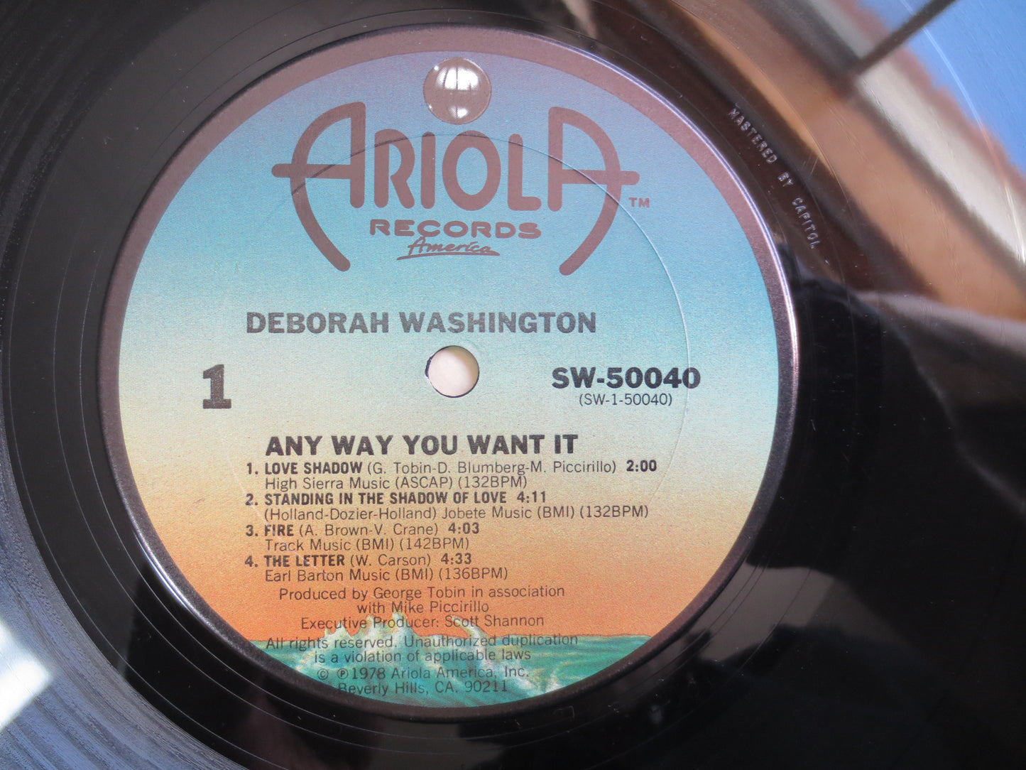 DEBORAH WASHINGTON, Any Way You WANT It, Disco Record, Disco Album, Disco Music Record, Dance Music Album, Vintage Records, 1978 Records
