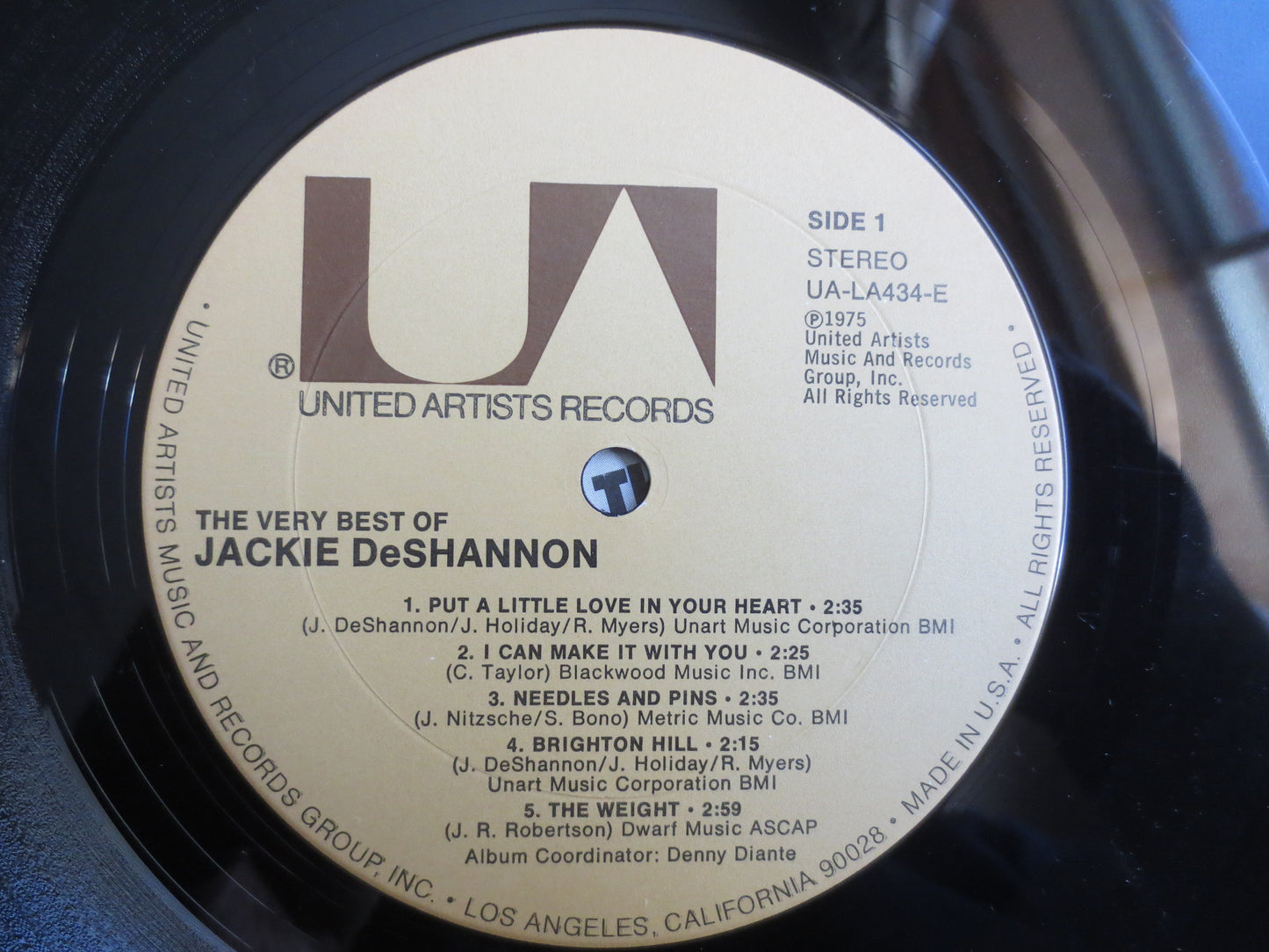 JACKIE De SHANNON, GREATEST Hits, Jackie De Shannon Lp, Pop Music Albums, Pop Music Record, 60s Music Lps, Vintage Records, 1975 Records