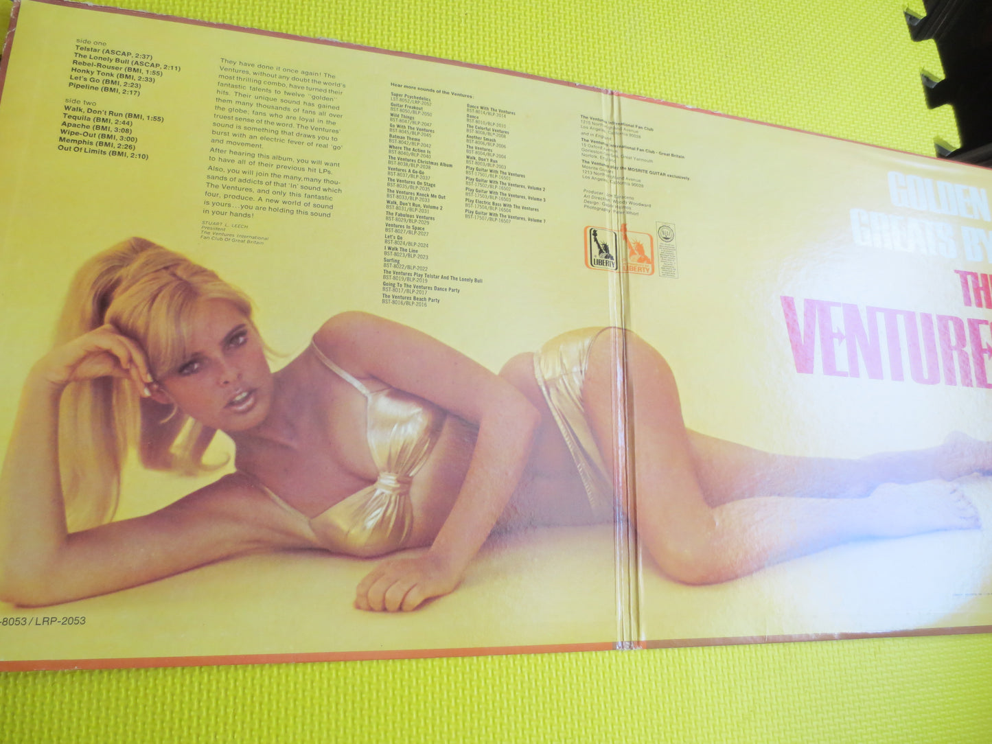 The VENTURES Record, Golden Greats Record, The Ventures Albums, The Ventures Vinyl, The Ventures Lp, Vinyl Lp, Vintage Records, 1967 Records