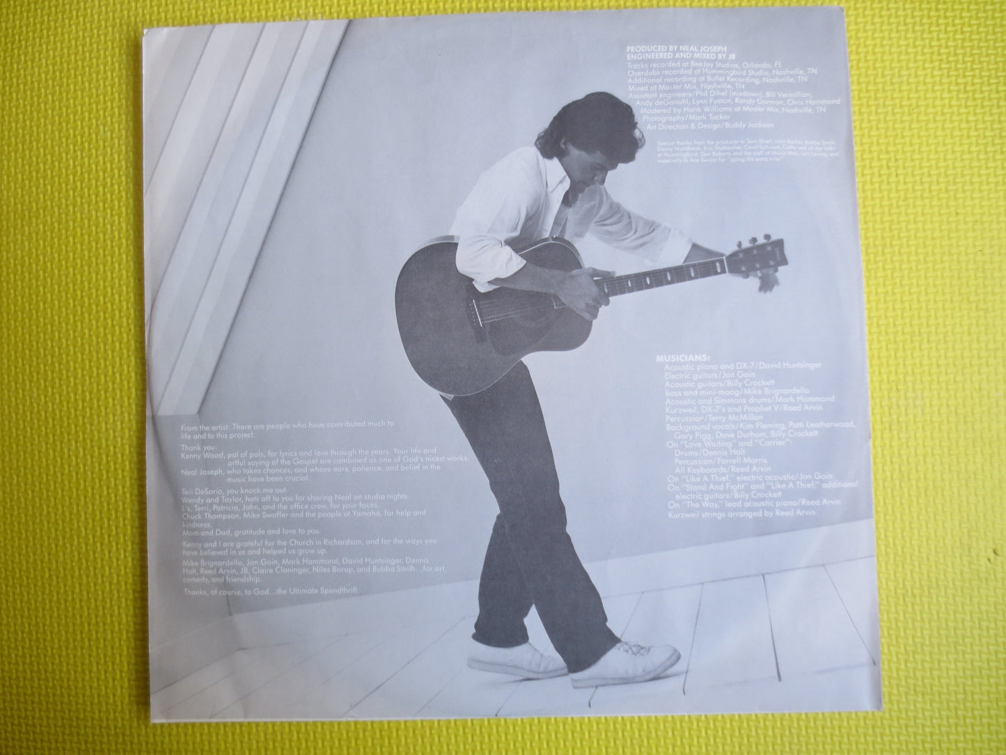 BILLY CROCKETT, CARRIER, Billy Crockett Album, Billy Crockett Songs, Billy Crockett Lp, Religious Album, Lps, Vintage Records, 1984 Records