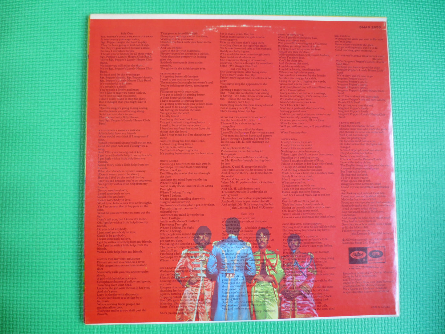 The BEATLES, SGT PEPPERS, Lonely Hearts Club Band, Beatles Records, Beatles Vinyl, Beatles Lp, Vinyl Album, Vintage Records, 1978 Records