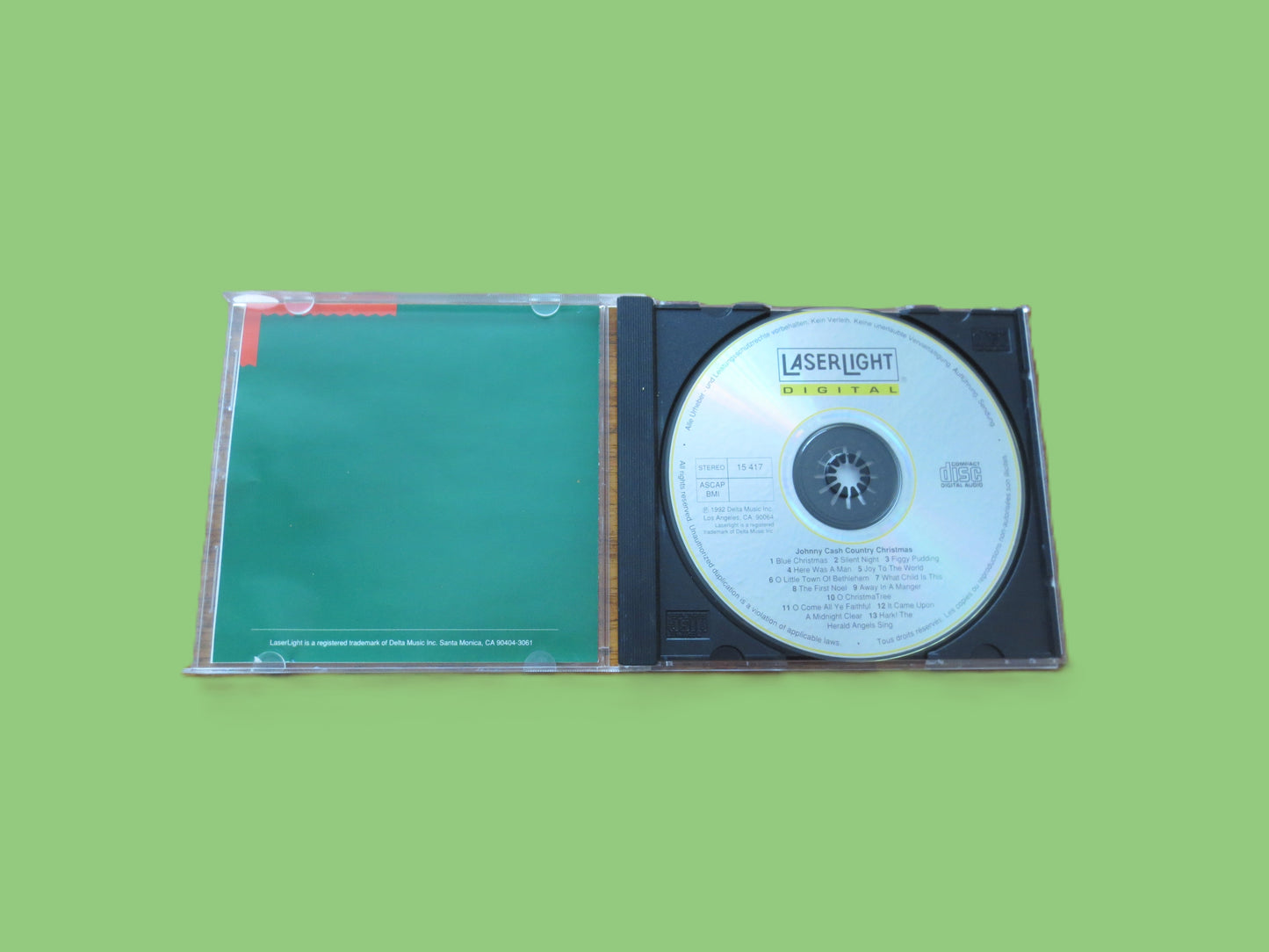 JOHNNY CASH, Country CHRISTMAS, 1992 Compact Disc, Vintage Cd