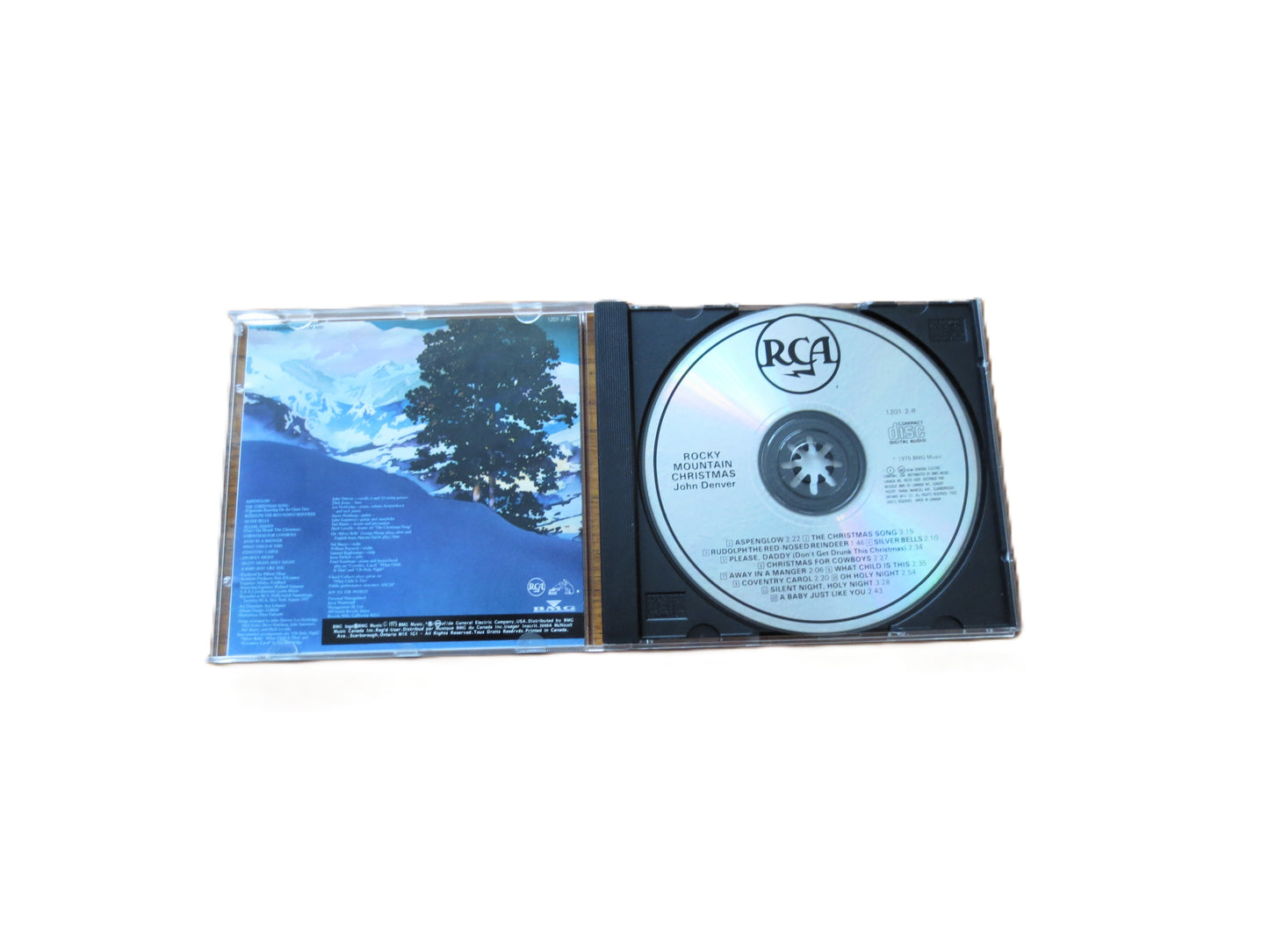 JOHN DENVER, ROCKY Mountain Christmas, 1989 Compact Disc, Vintage Cd