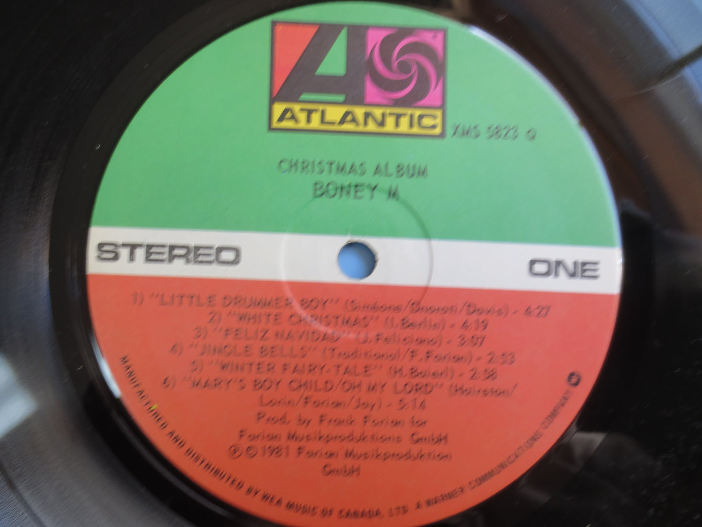 BONEY M Records, CHRISTMAS ALBUM, Boney M Albums, Boney M Vinyl, Boney M Lp, Vintage Vinyl, Vinyl Records, Lp, Vintage Records, 1981 Records