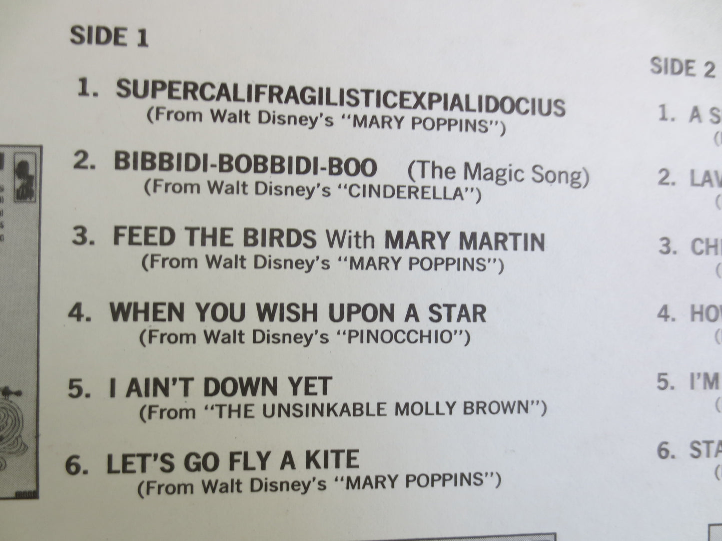 MARY POPPINS, MARY Martin, Chim Chim Cheree, Mary Poppins Albums, Mary Poppins Records, Kids Record, Kids Lp, Vintage Records, 1964 Records