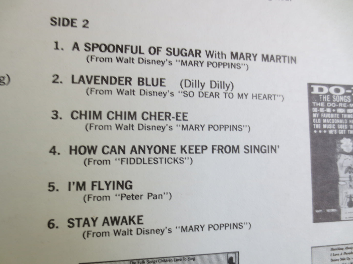 MARY POPPINS, MARY Martin, Chim Chim Cheree, Mary Poppins Albums, Mary Poppins Records, Kids Record, Kids Lp, Vintage Records, 1964 Records