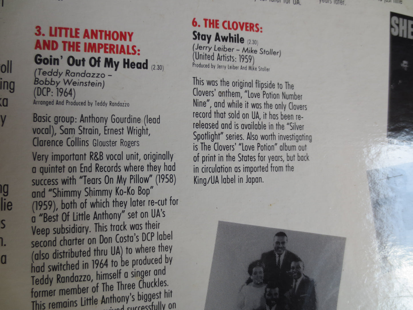 ONLY in AMERICA, East COAST Rock, 1959-1968, The Exciters Record, The Clovers Record, The Elegants Record, Vintage Records, 1981 Records