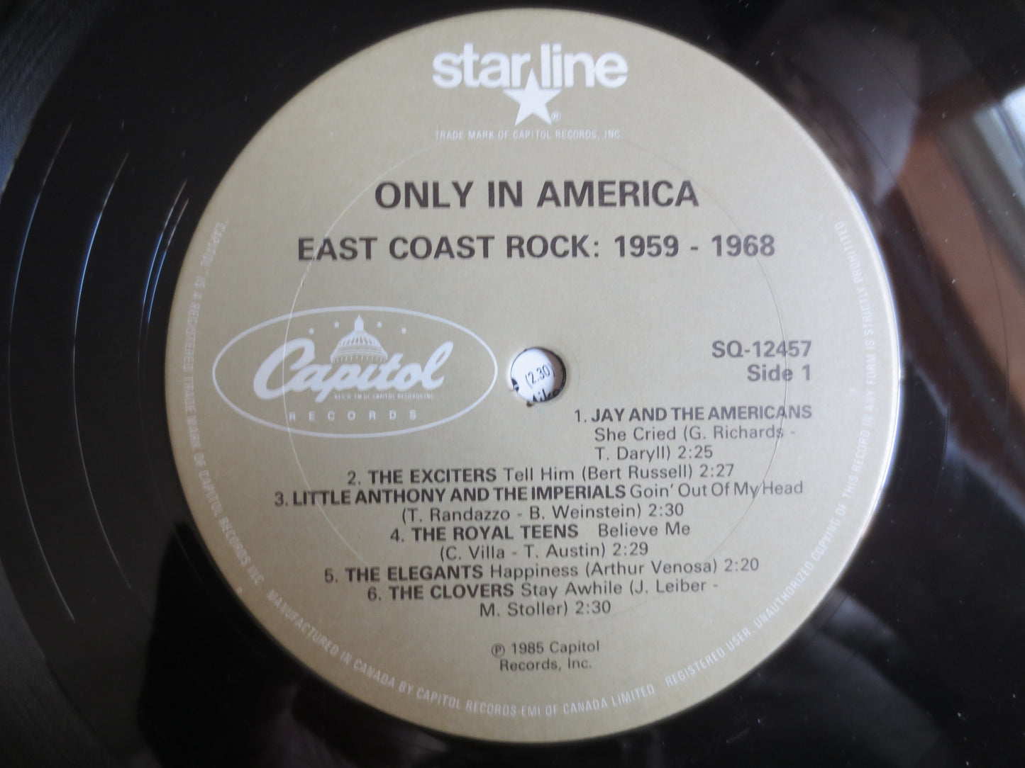 ONLY in AMERICA, East COAST Rock, 1959-1968, The Exciters Record, The Clovers Record, The Elegants Record, Vintage Records, 1981 Records