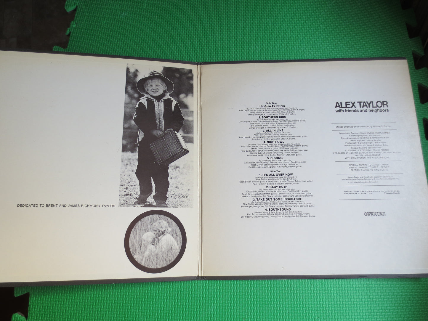 ALEX TAYLOR, FRIENDS and Neighbors, Alex Taylor Record, Alex Taylor Albums, Alex Taylor Lp, Rock Record, Southern Rock Record, 1971 Records