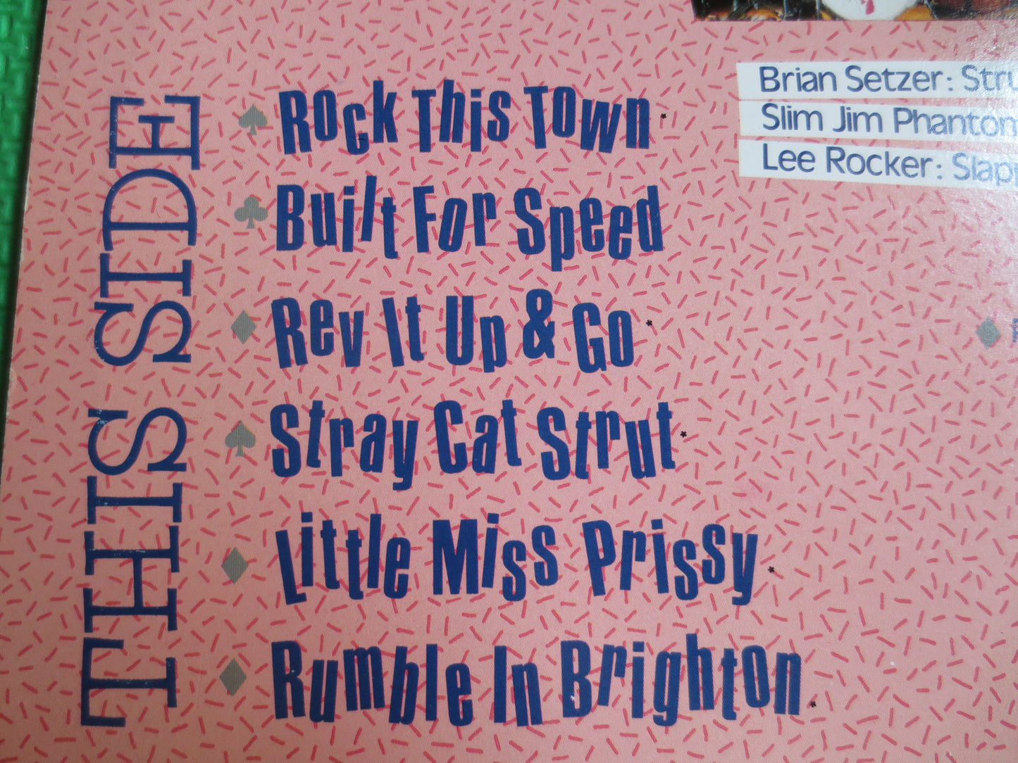 The STRAY CATS, Built for SPEED, Rockabilly Record, Stray Cats Record, Stray Cats Album, Stray Cats Lp, Vintage Vinyl, Rock Lp, 1983 Records