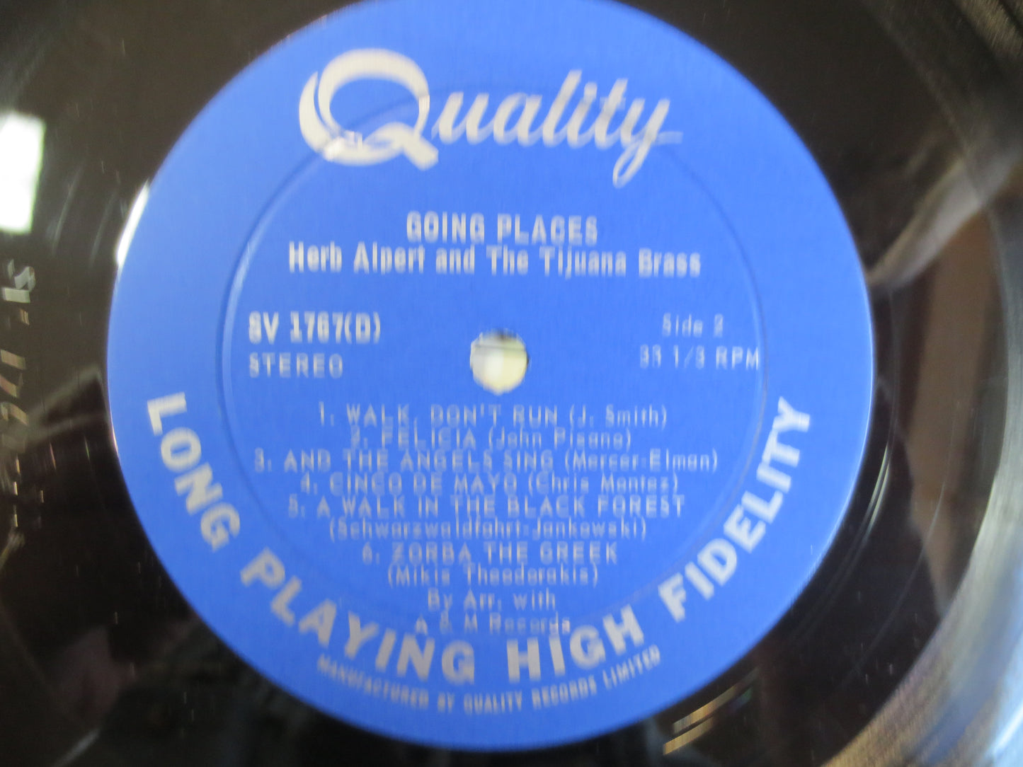 HERB ALPERT, GOING Places, Herb Alpert Record, Herb Alpert Album, Herb Alpert Vinyl, Herb Alpert Lp, LPs, Vintage Records, 1962 Records