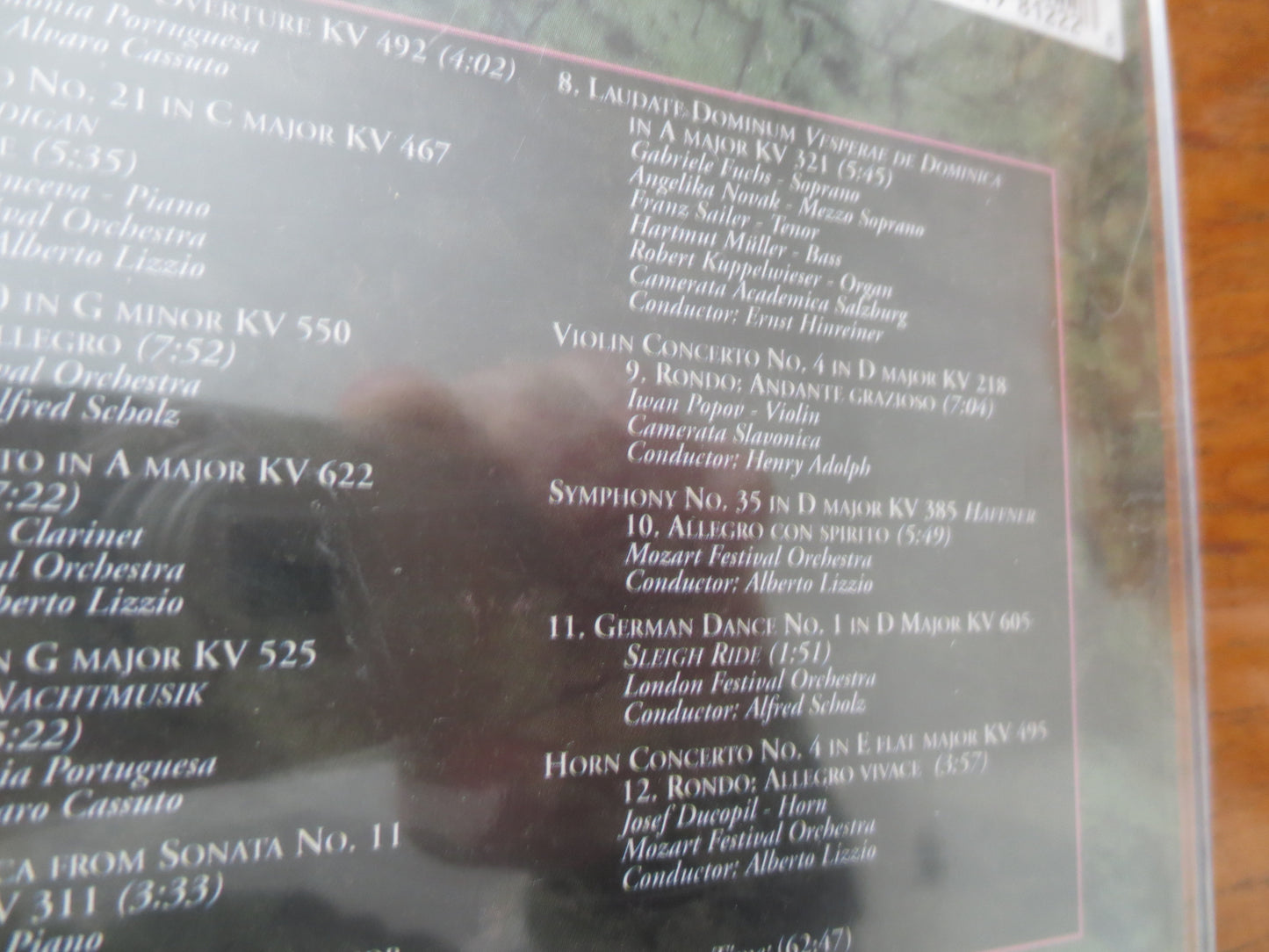 MOZART, Factory SEALED, Classical Music, 1996 Compact Disc, Vintage Cd