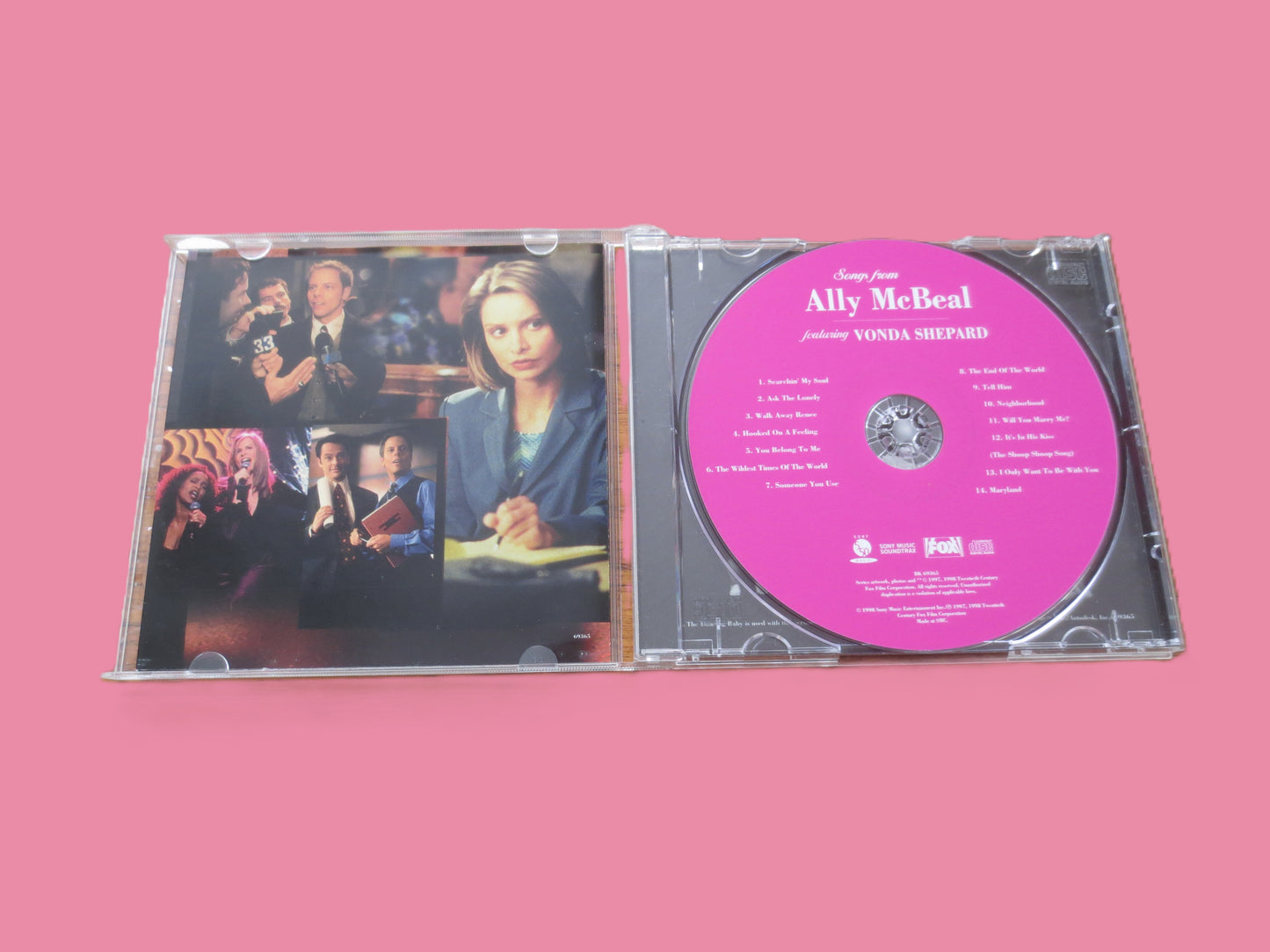 ALLY McBEAL, SONGS, Vonda Sheppard, 1998 Compact Disc, Vintage Cd