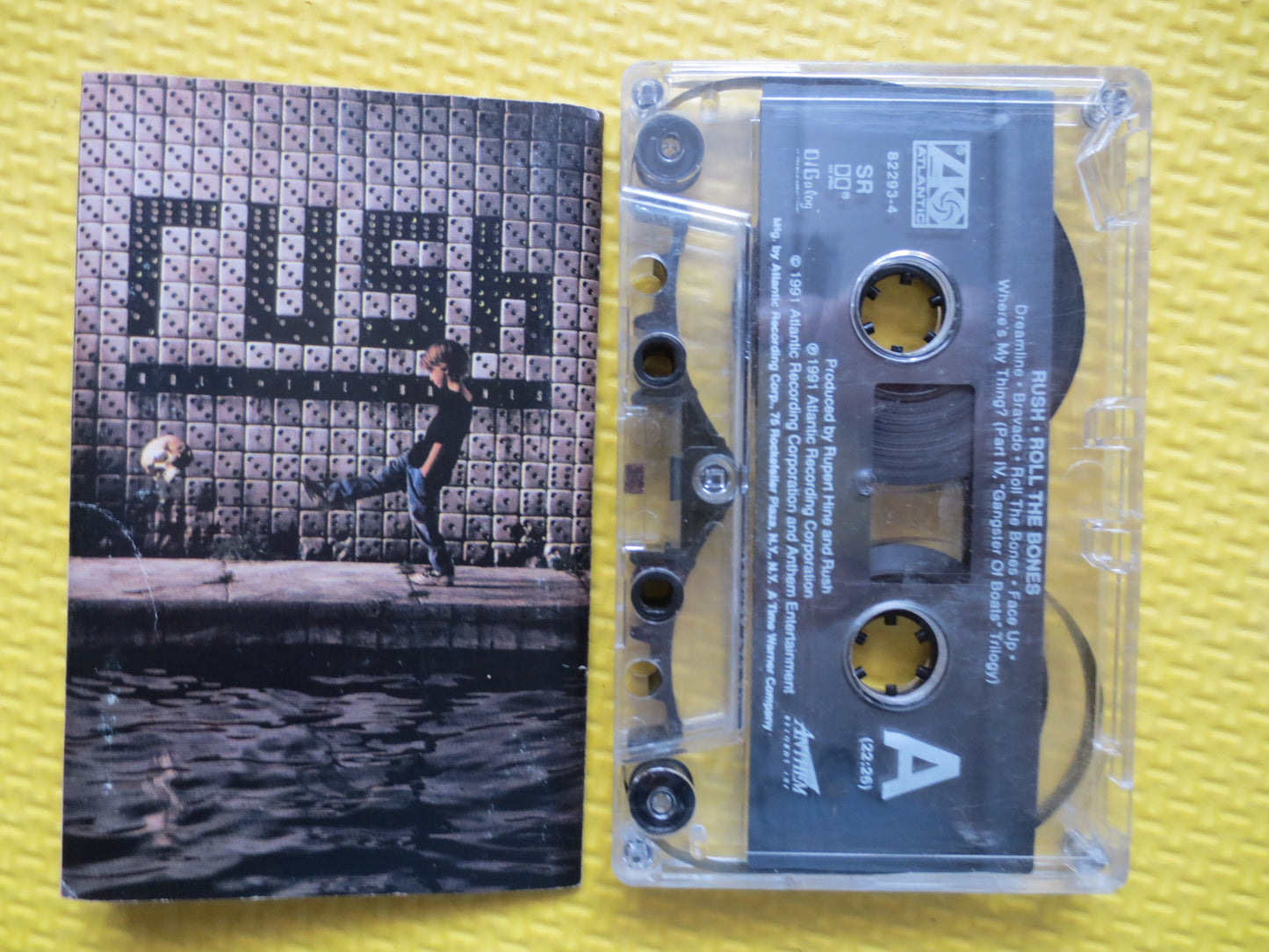 RUSH, Roll the Bones, RUSH Tapes, RUSH Cassette, Tape, Rush Album, Music Cassette, Rock Music Tape, Classic Rock Tape, Tapes, 1991 Cassette