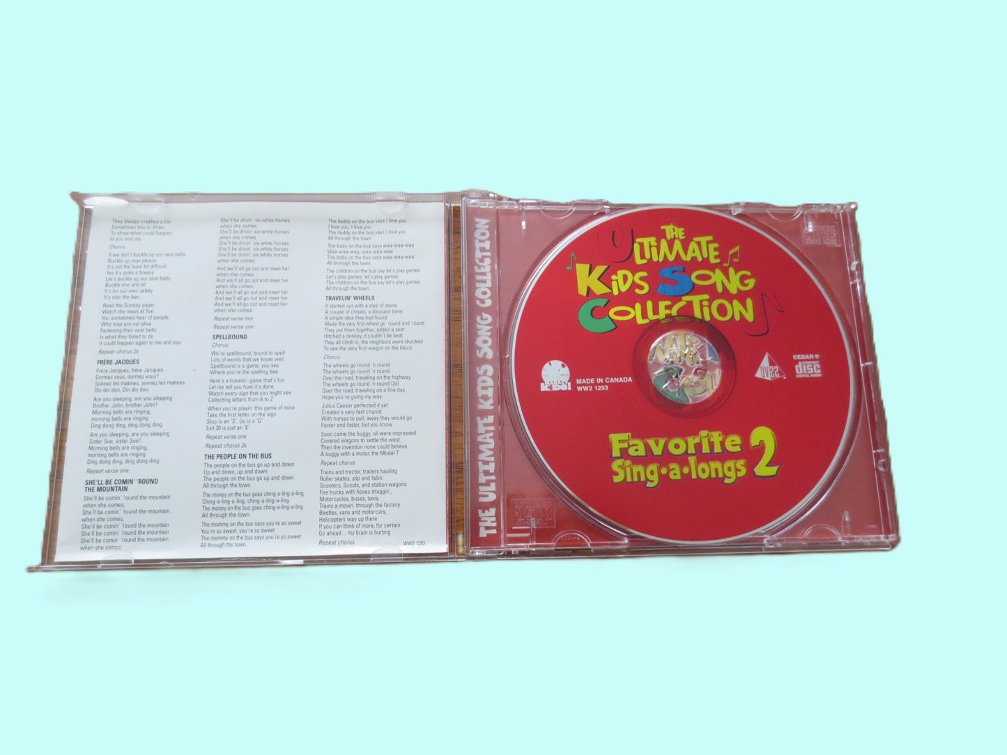 The Ultimate KIDS SONG COLLECTION, Volume 2, Children's Music, 2000 Compact Disc, Vintage Cd