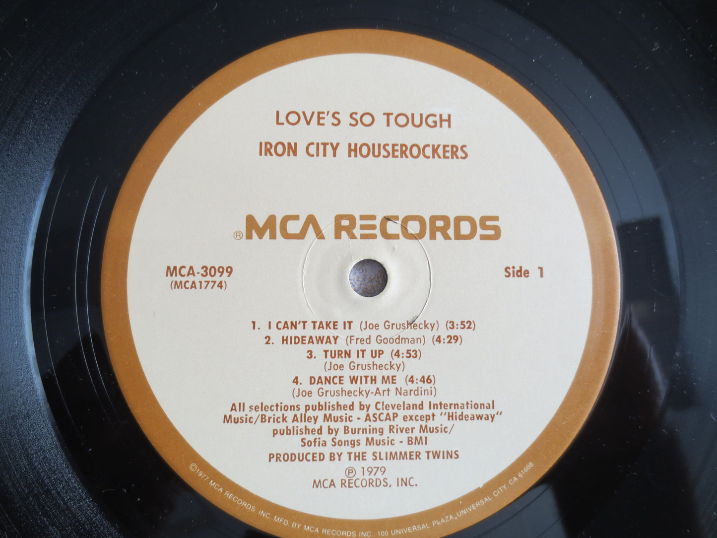 IRON CITY HOUSEROCKERS, Love's so Tough, Iron City Records, Iron City Albums, Houserockers Record, Rock Album, Vintage Records, 1979 Records