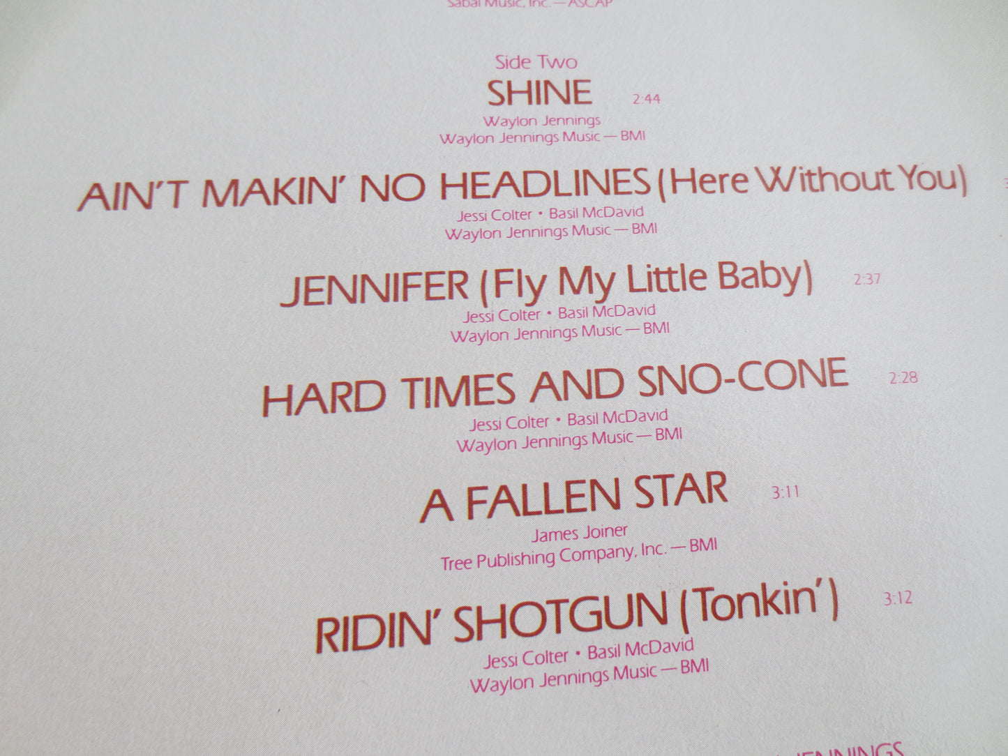 JESSI COLTER, Ridin' SHOTGUN, Jessi Colter Record, Jessi Colter Album, Country Records, Jessi Colter Lp, Lps, Vintage Records, 1981 Records